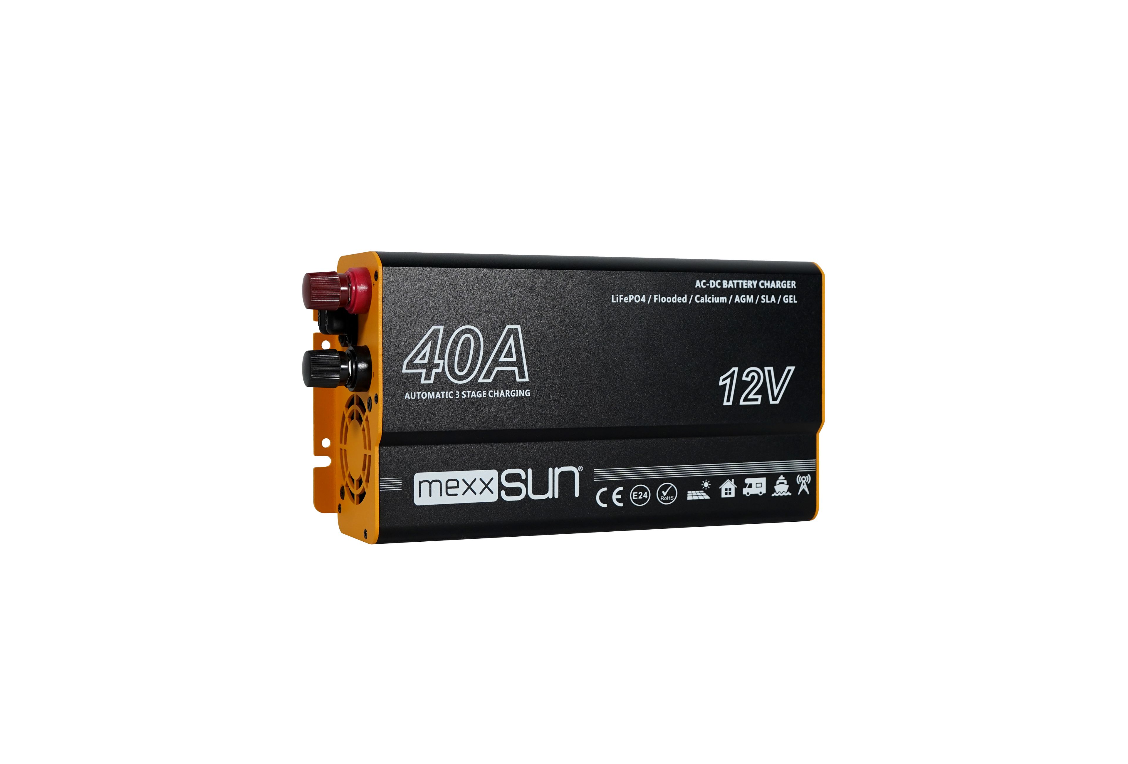 Mexxsun 12V 40A AC-DC Akü Şarj Cihazı | Karavan, Tekne & Ev