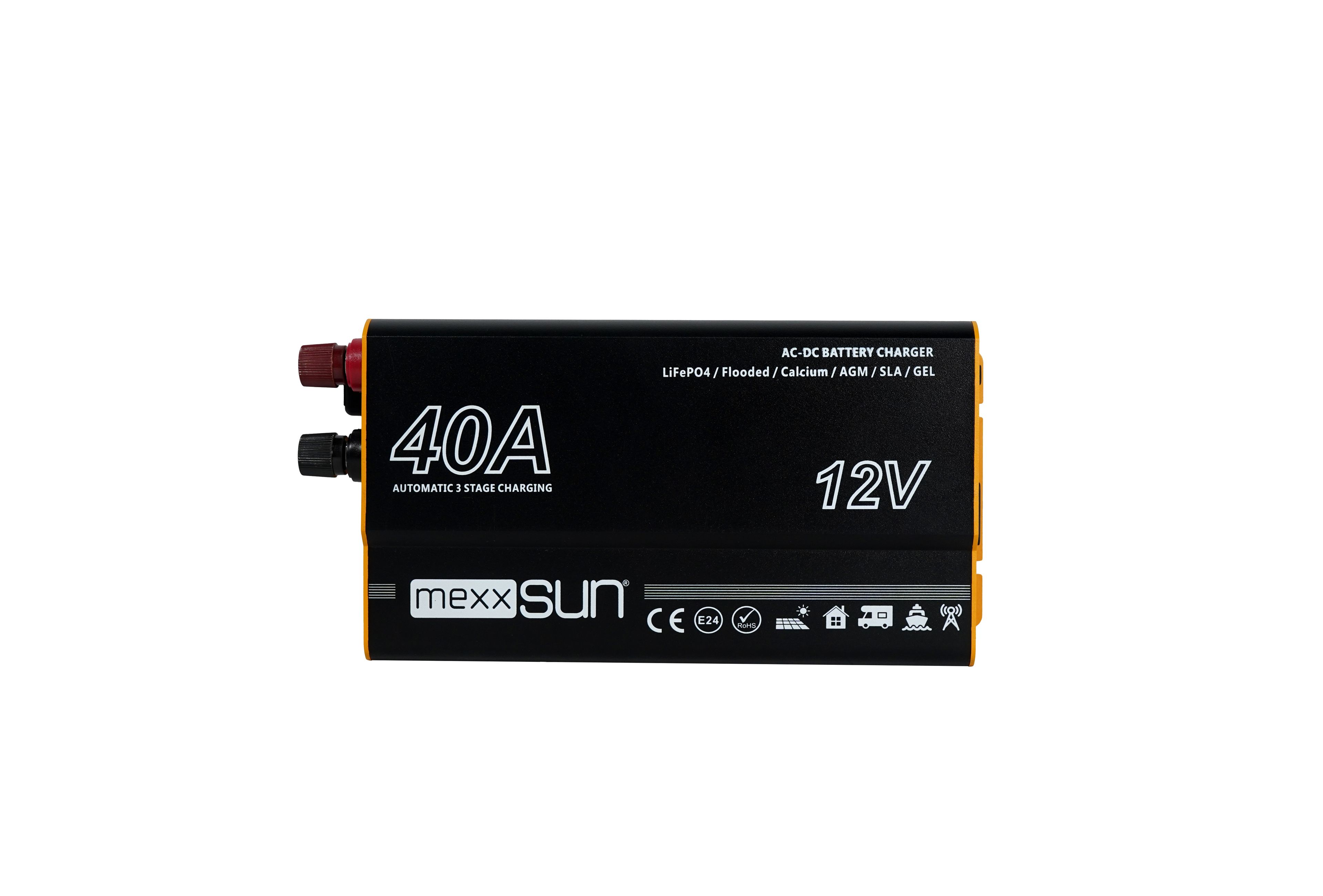 Mexxsun 12V 40A AC-DC Akü Şarj Cihazı | Karavan, Tekne & Ev