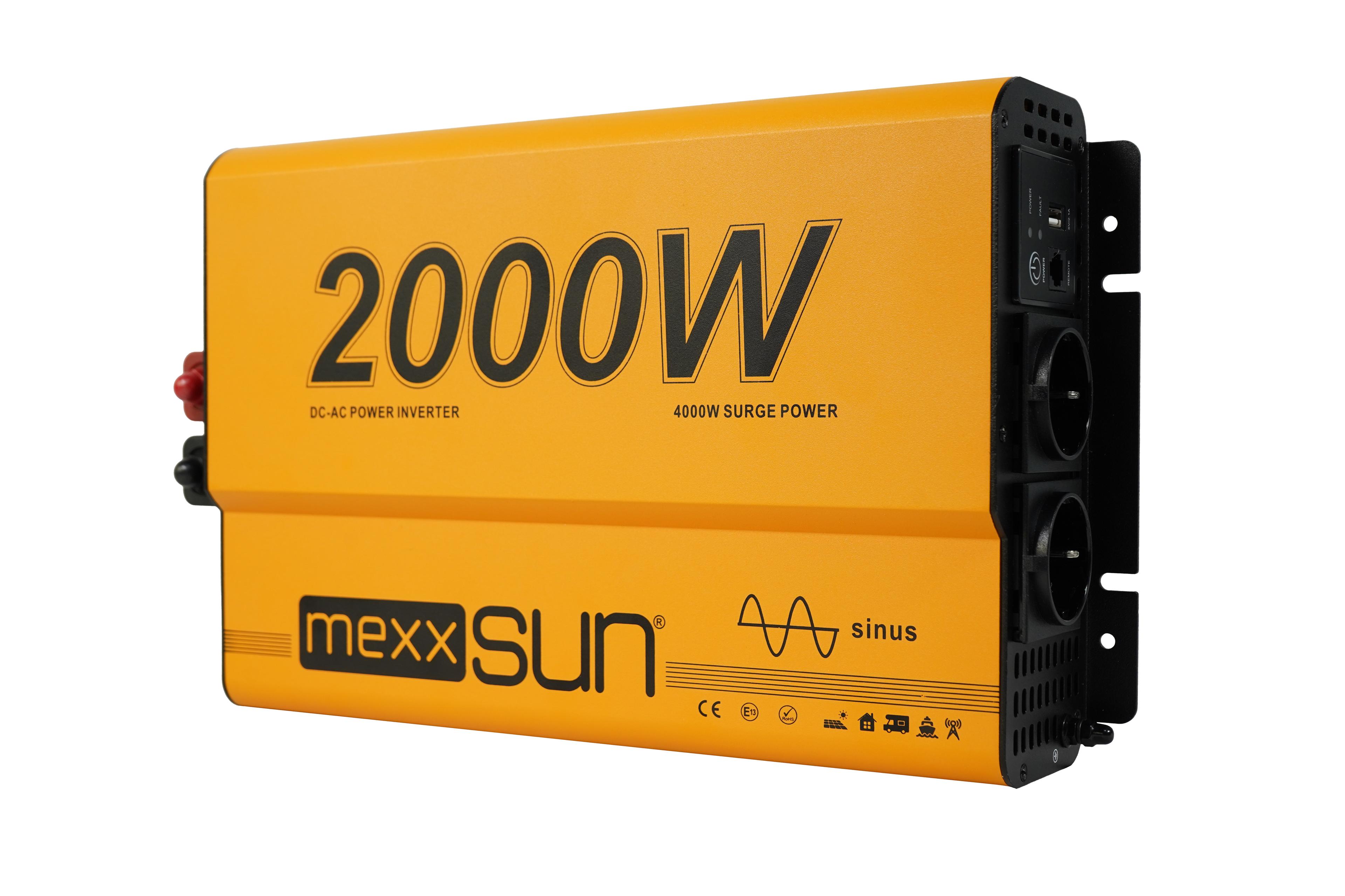 Mexxsun 12V 2000W Tam Sinüs İnverter | Yüksek Güç