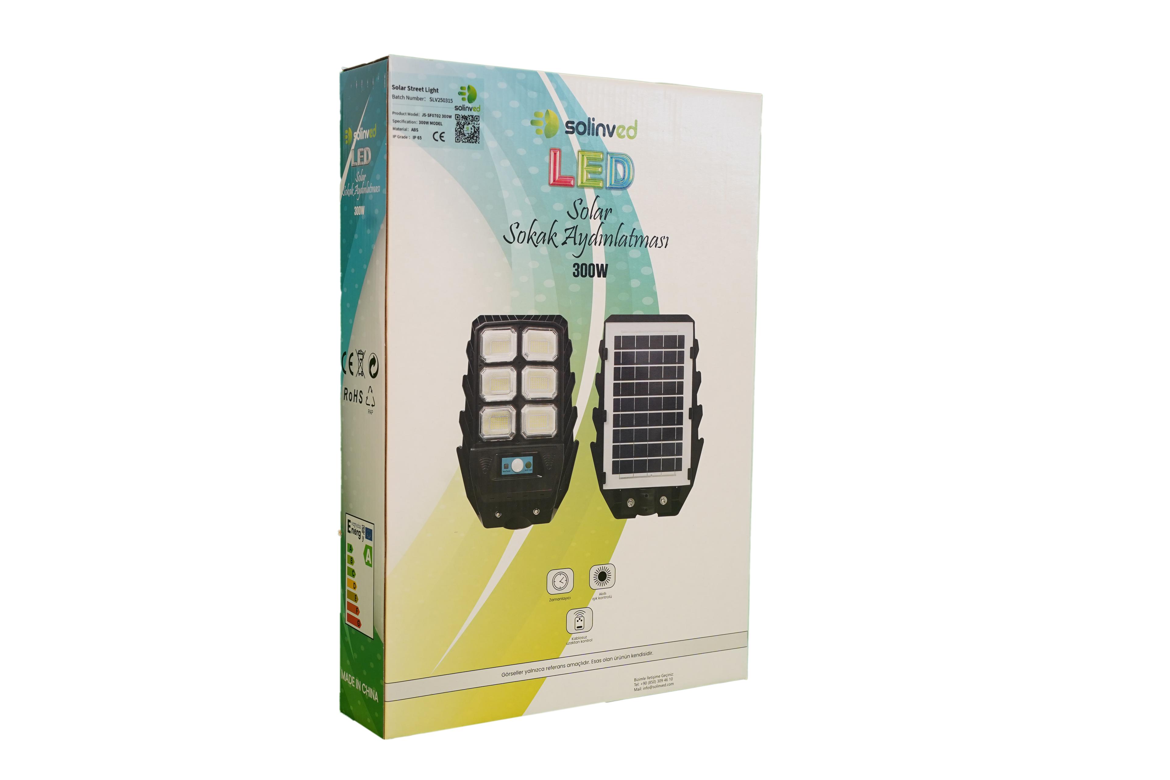 Solinved 300W Solar Sokak Lambası