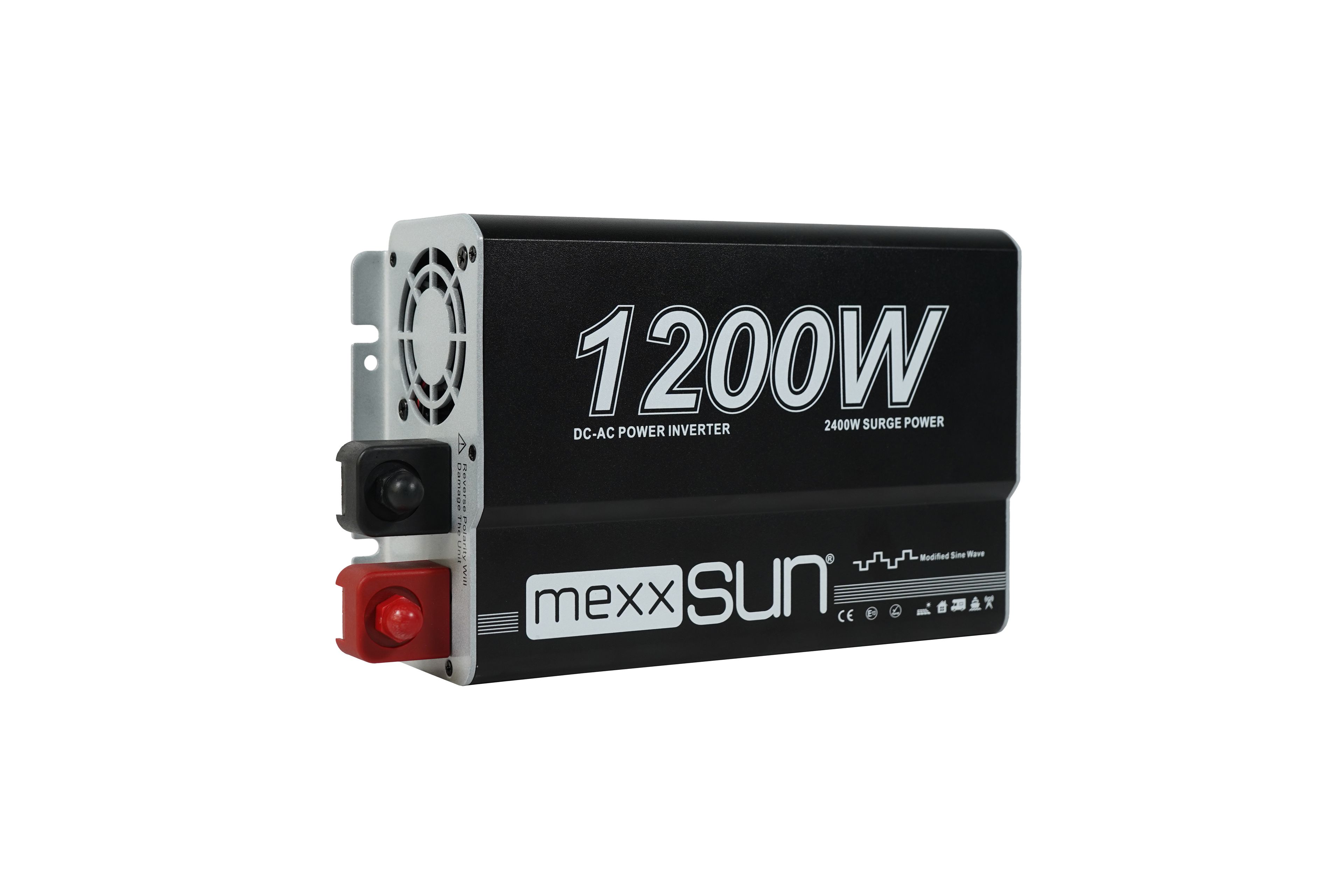 Mexxsun 12V 1200W Modifiye Sinüs İnverter | USB Çıkışlı