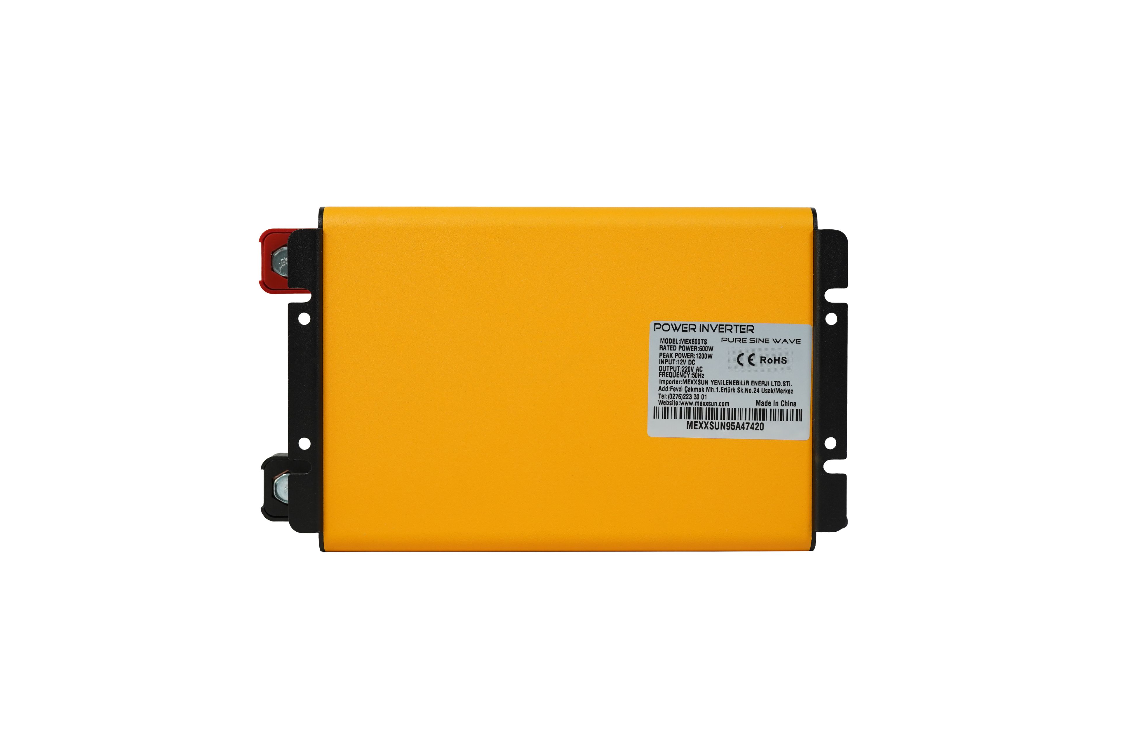 Mexxsun 12V 600W Tam Sinüs İnverter | USB Çıkışlı