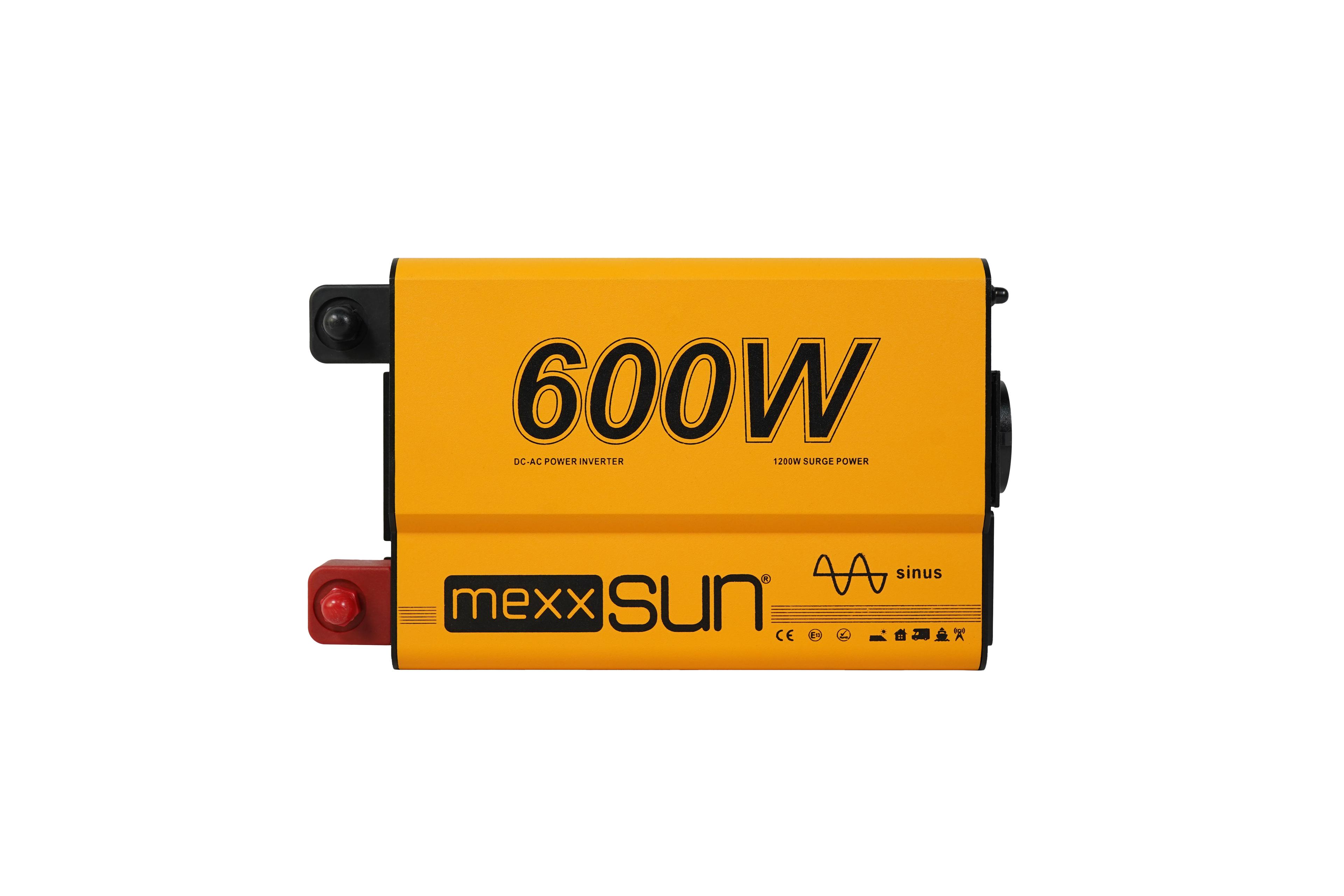 Mexxsun 12V 600W Tam Sinüs İnverter | USB Çıkışlı image