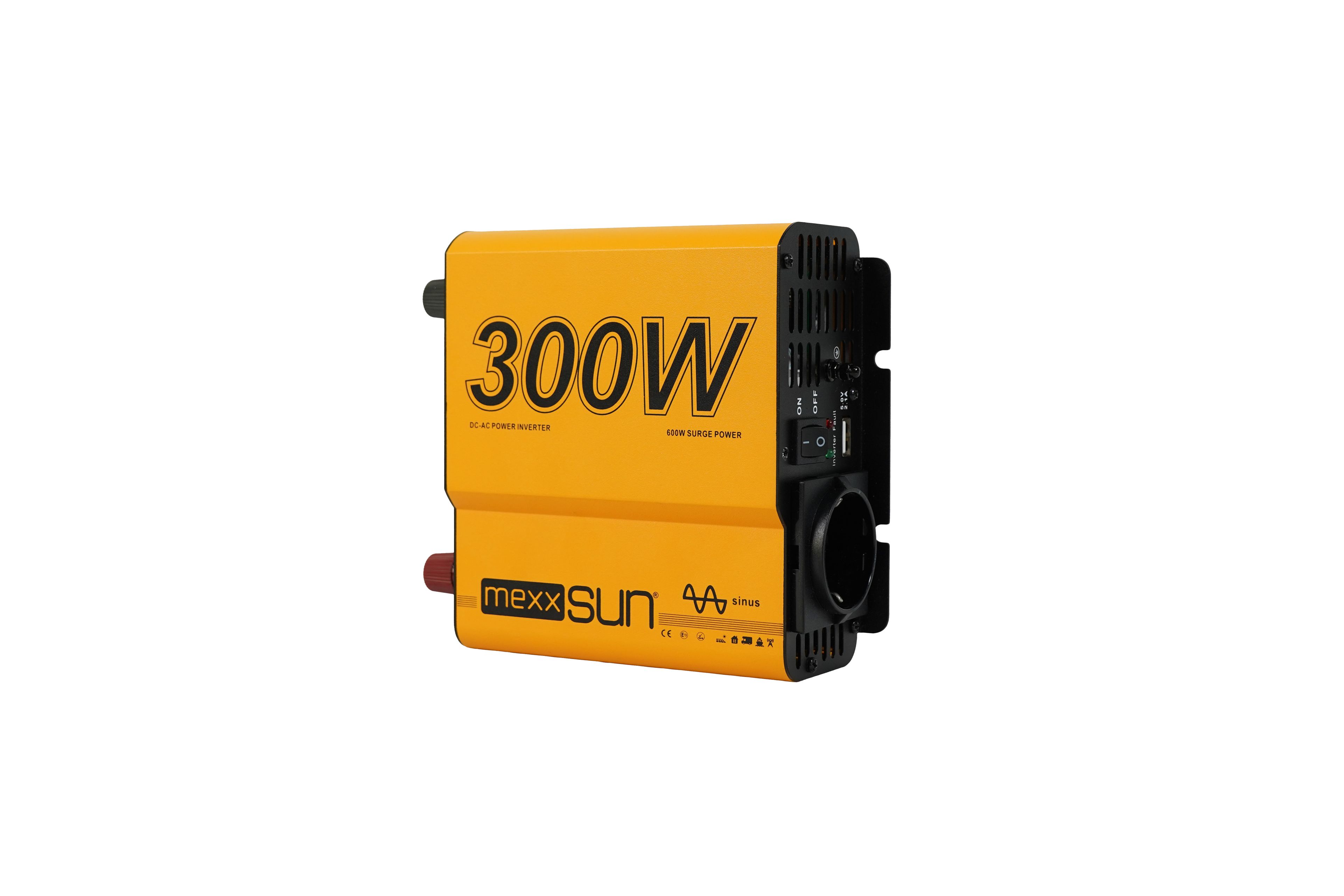 Mexxsun 12V 300W Tam Sinüs İnverter | Laptop & Hassas Cihazlar İçin