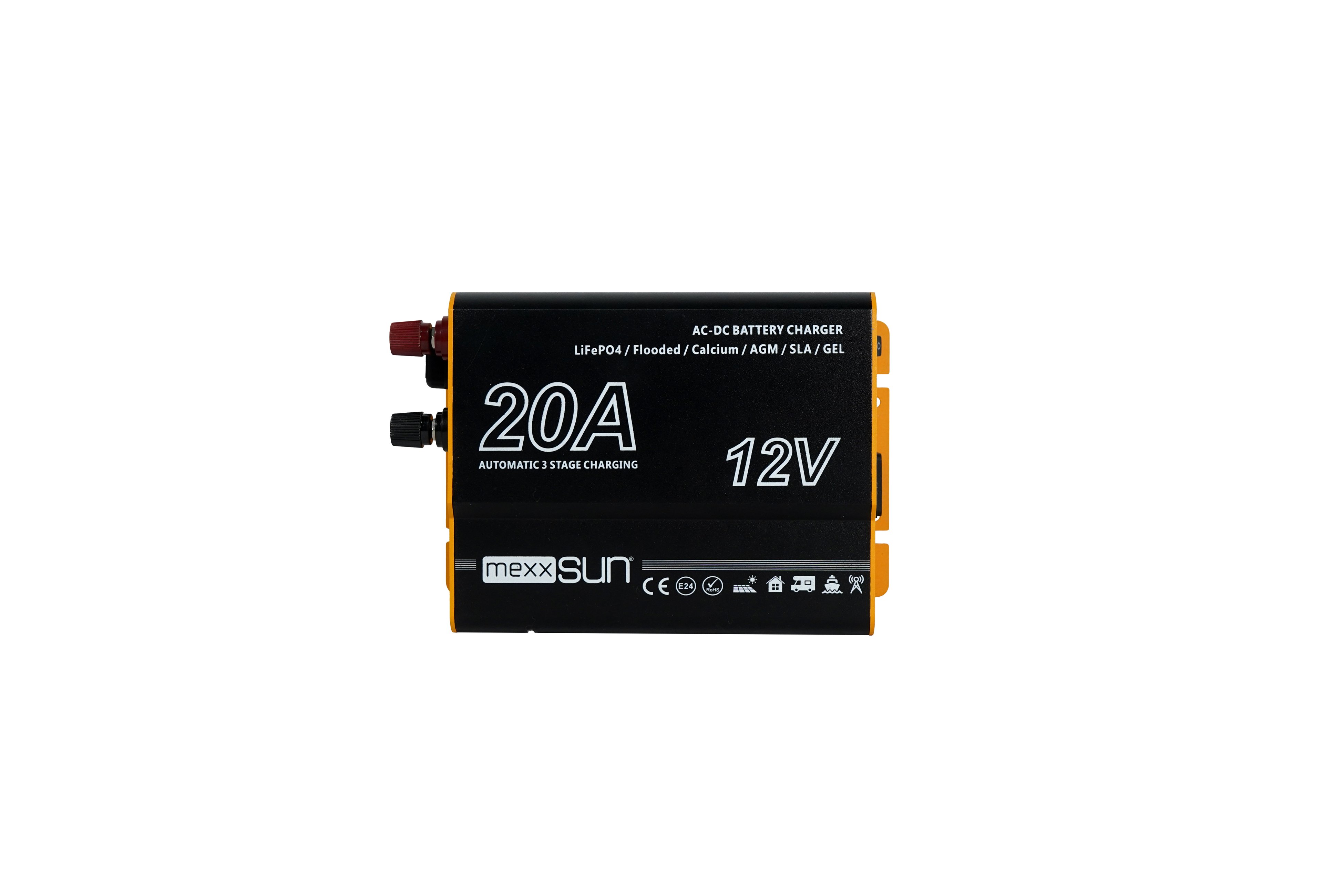 Mexxsun 12V 20A AC-DC Akü Şarj Cihazı | Karavan, Tekne & Ev image