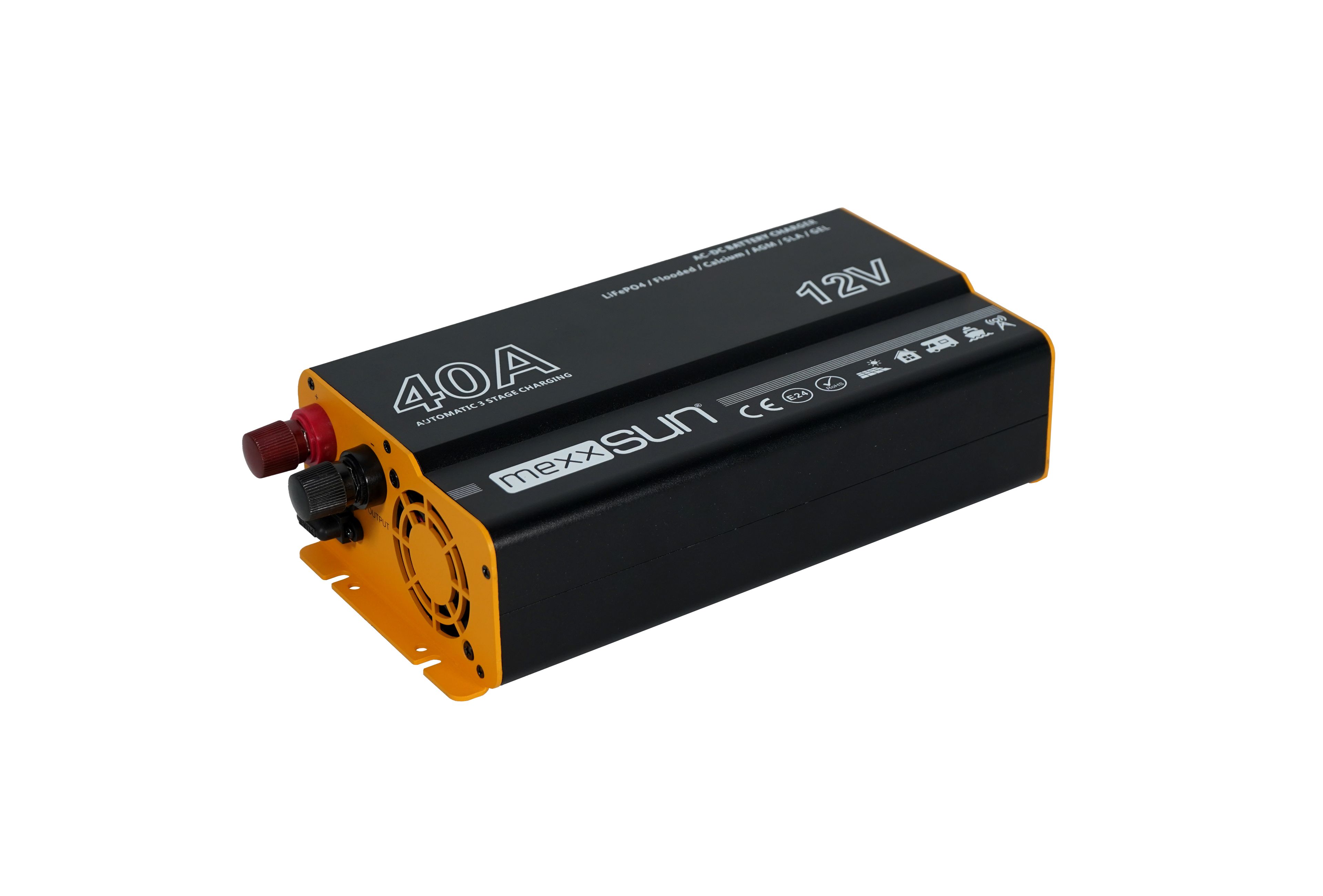 Mexxsun 12V 40A AC-DC Akü Şarj Cihazı | Karavan, Tekne & Ev