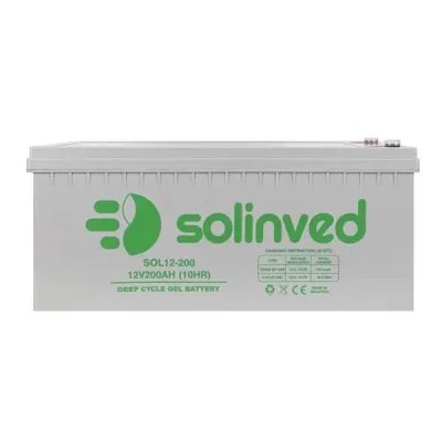 Solinved 12V 200Ah Jel Akü image