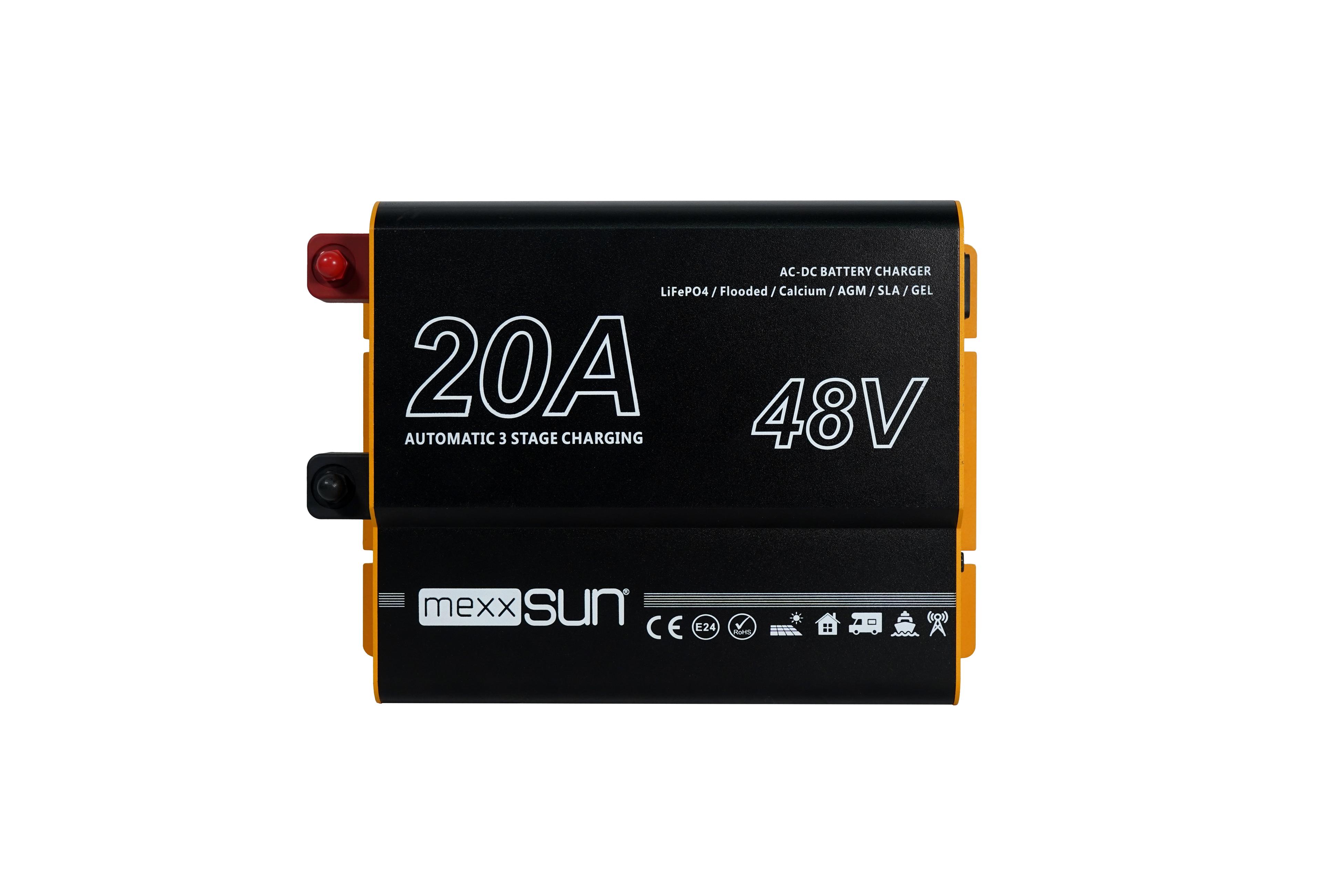 Mexxsun 48V 20A AC-DC Akü Şarj Cihazı | Off-Grid & Telekom & Forklift image