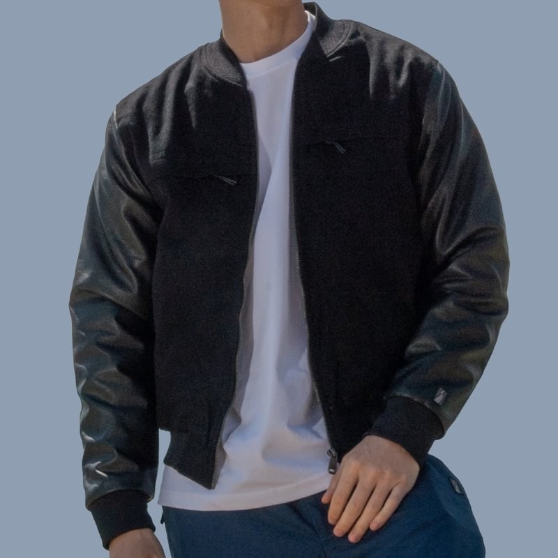 BOMBER JACKET BLACK image