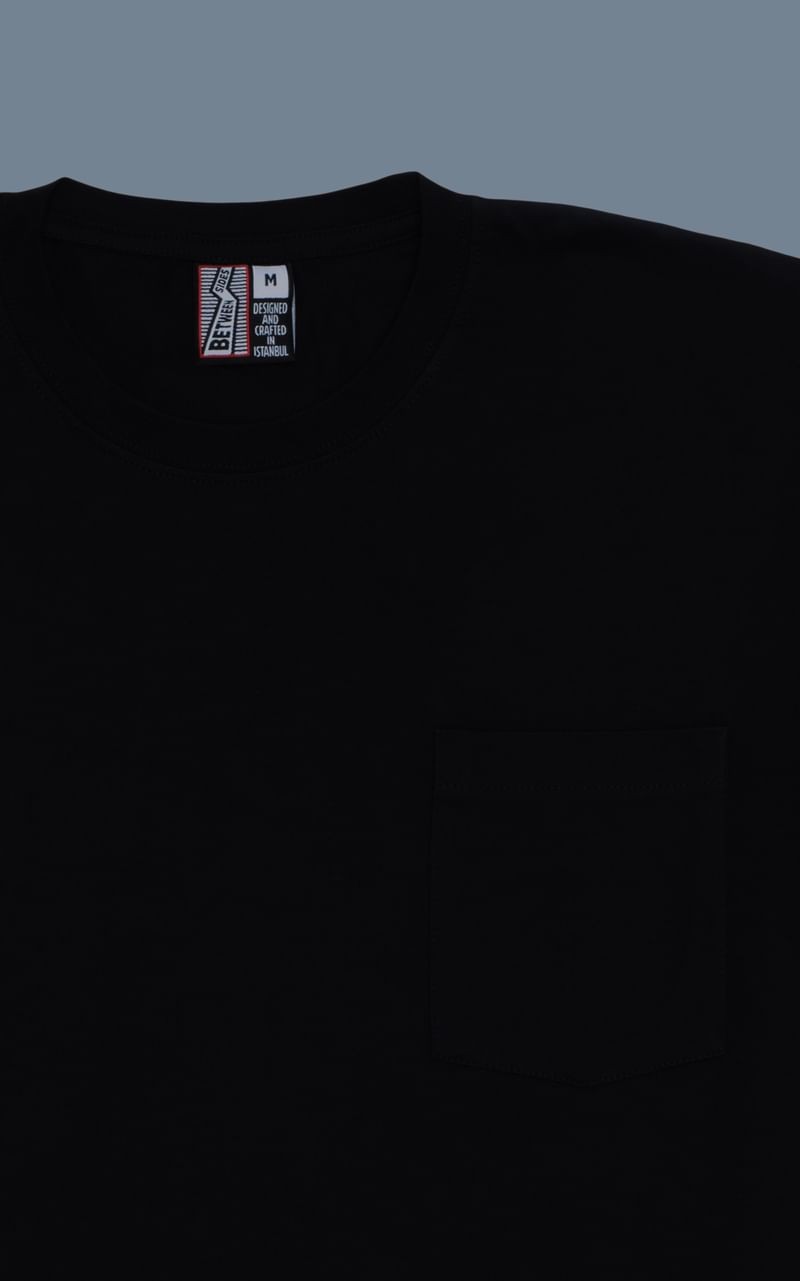 POCKET TEE BLACK