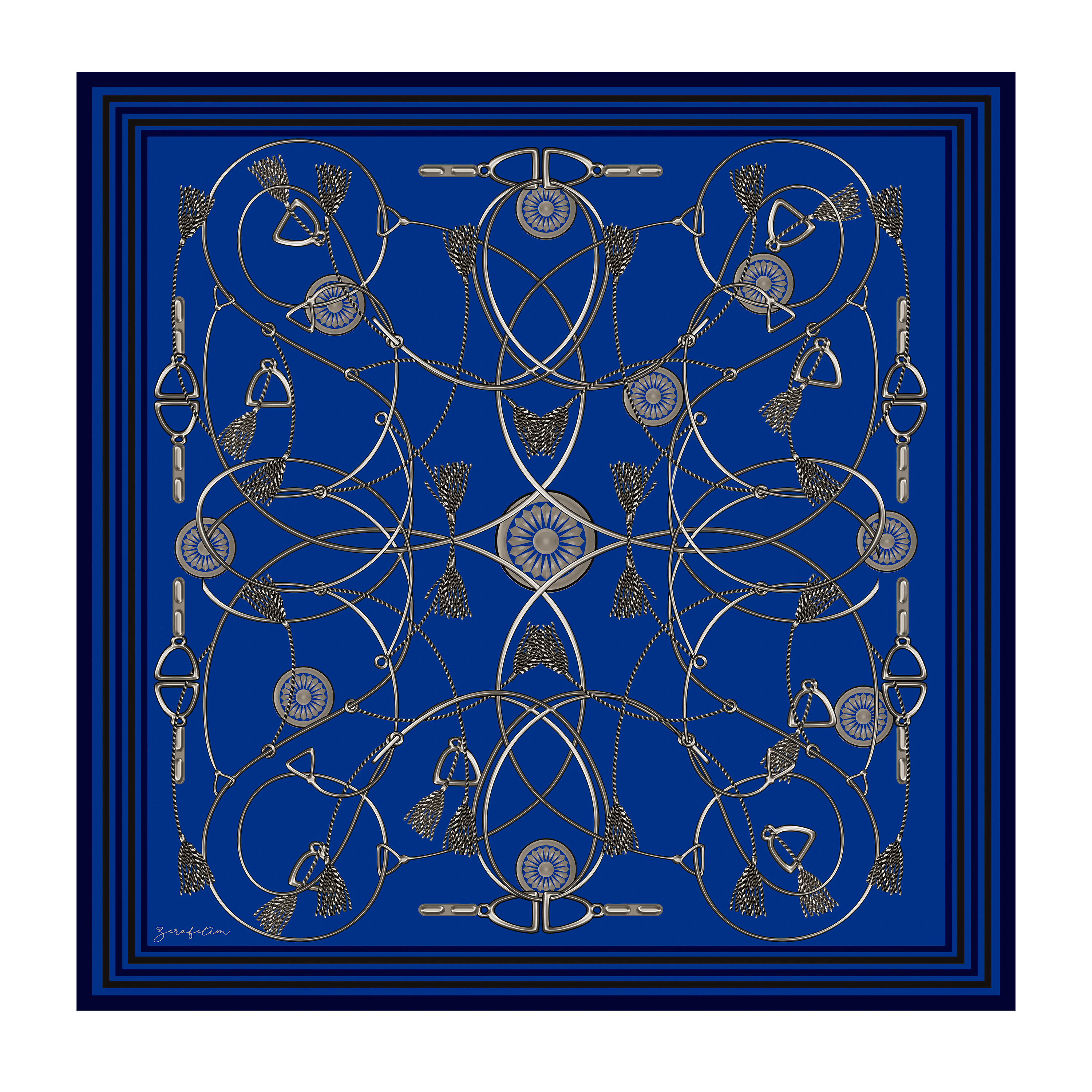 PÜSKÜLLÜ - Saks Mavi