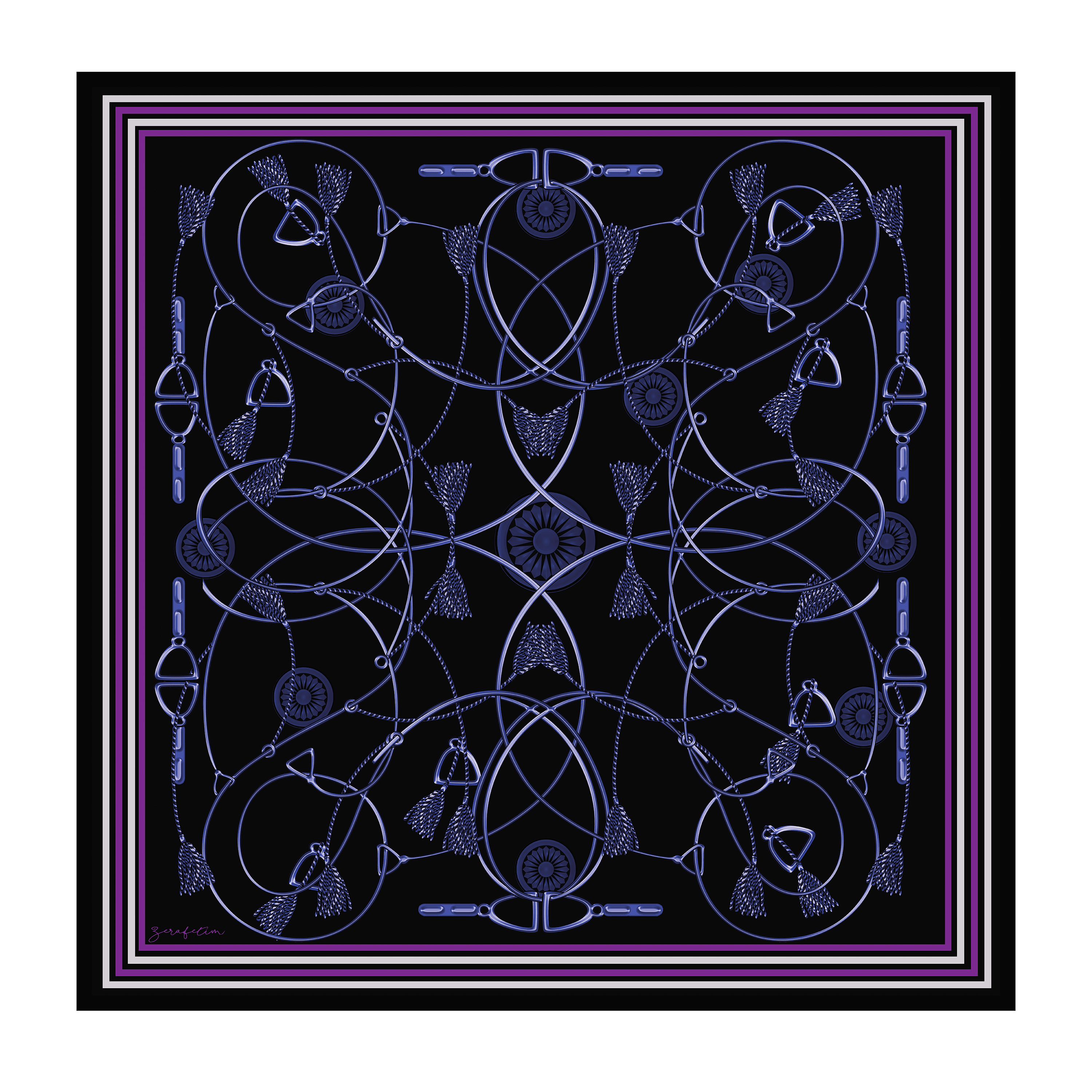 PÜSKÜLLÜ - Siyah Mor