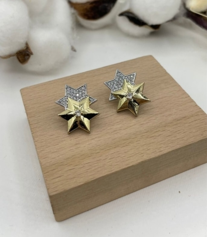 Double Star Küpe