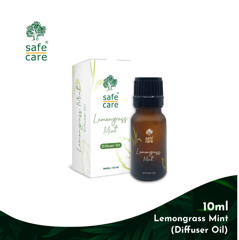 Safe Care Lemongrass&Mint Diffuser Oil - Doğal Limon Otu ve Nane Yağı