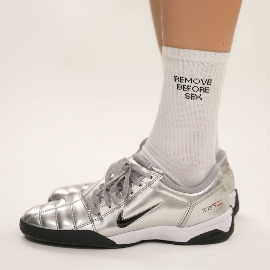 Remove Before Sex Crew Socks