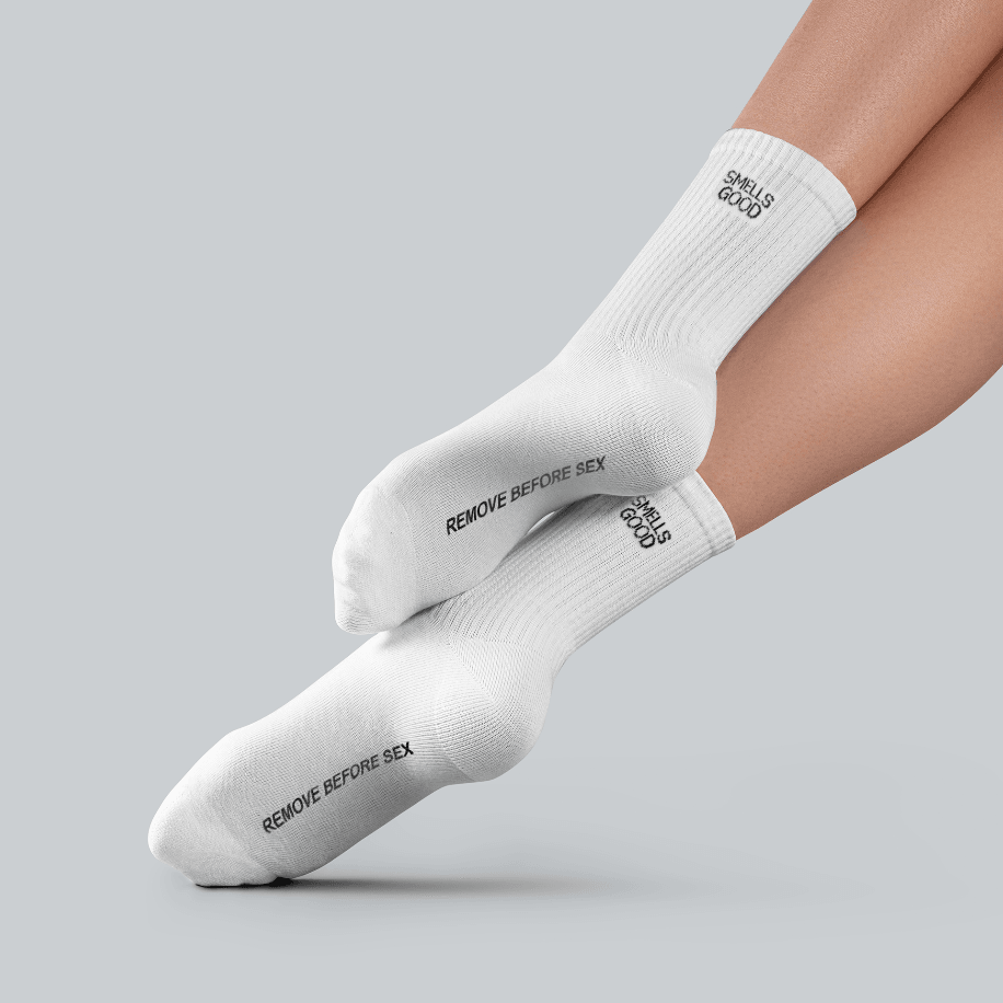 Smells Good Crew Socks