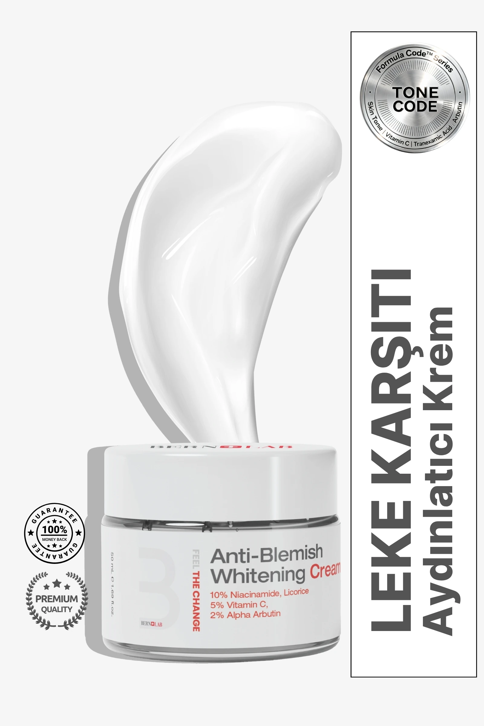 Bern+Lab Leke Görünümünü Azaltmaya Yardımcı Gece Kremi