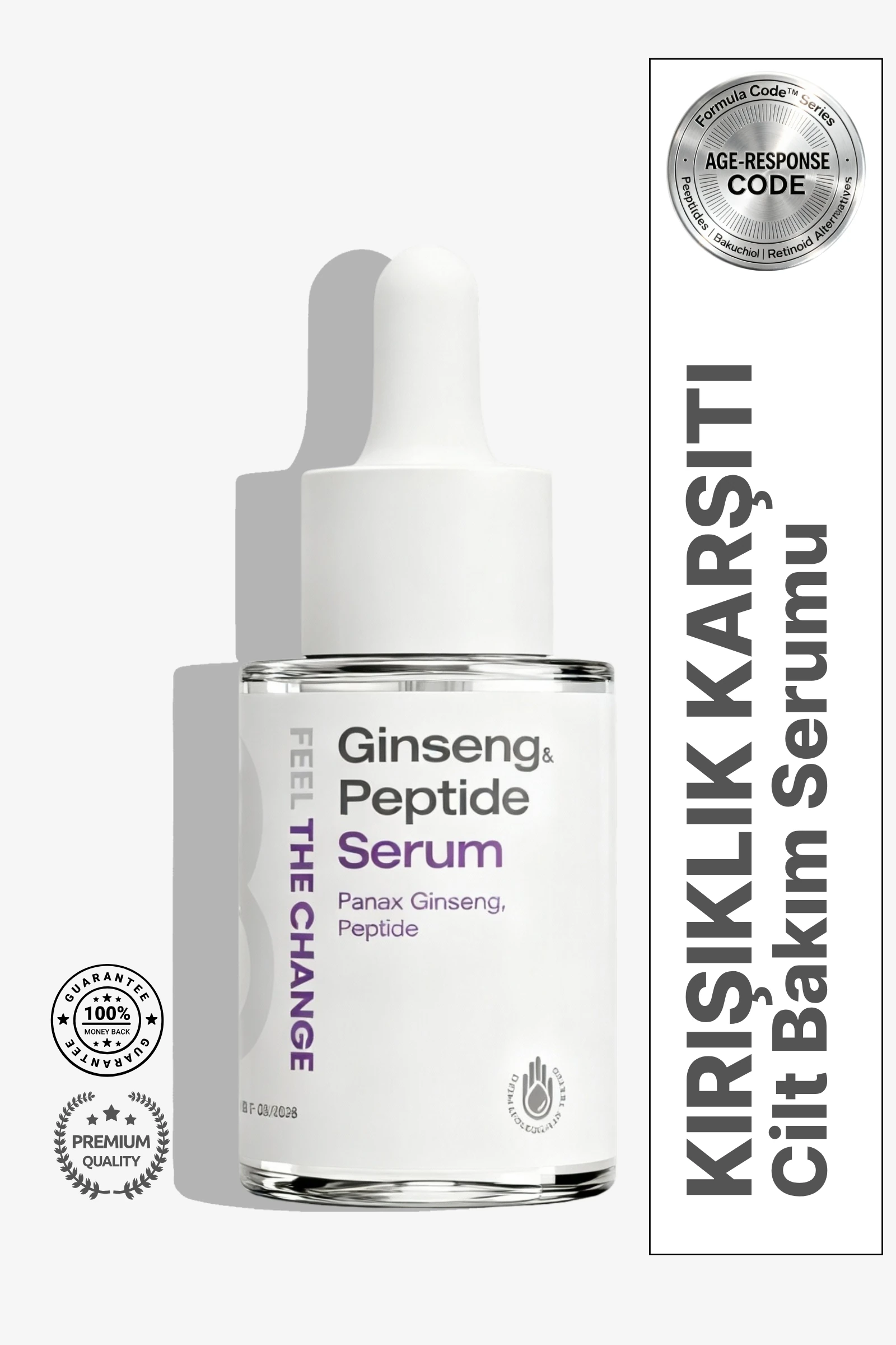 Bern+Lab Ginseng & Peptid Kırışıklık Karşıtı ve Canlandırıcı Serum