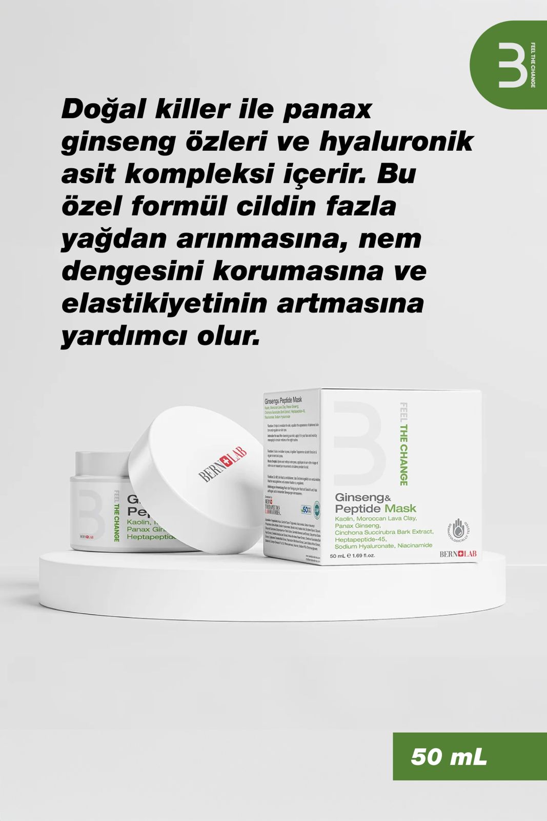 Ginseng & Peptide Mask - Yaşlanma Karşıtı