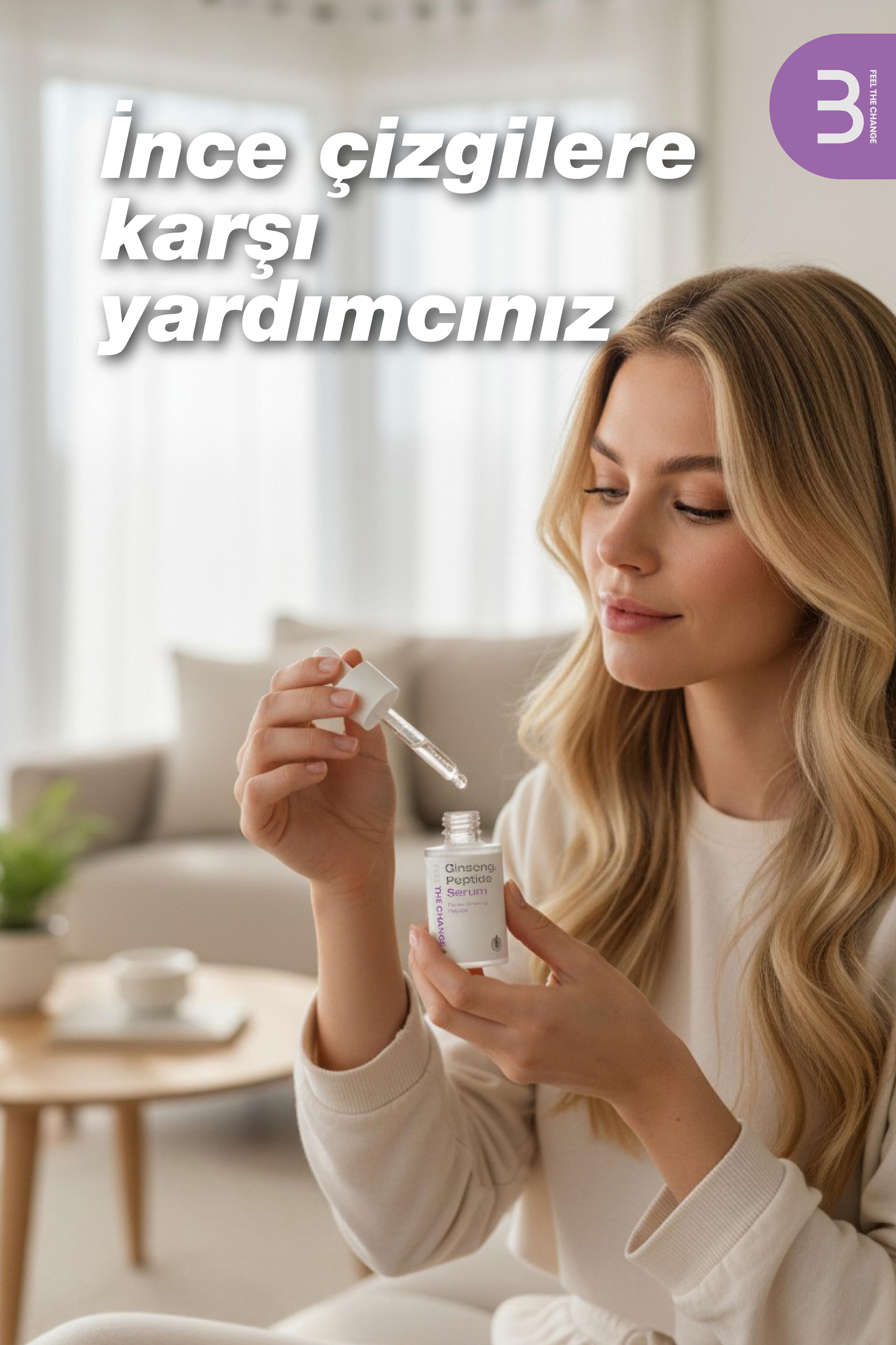 Ginseng Peptide Serum-Kırışıklık Karşıtı ve Canlandırıcı Serum
