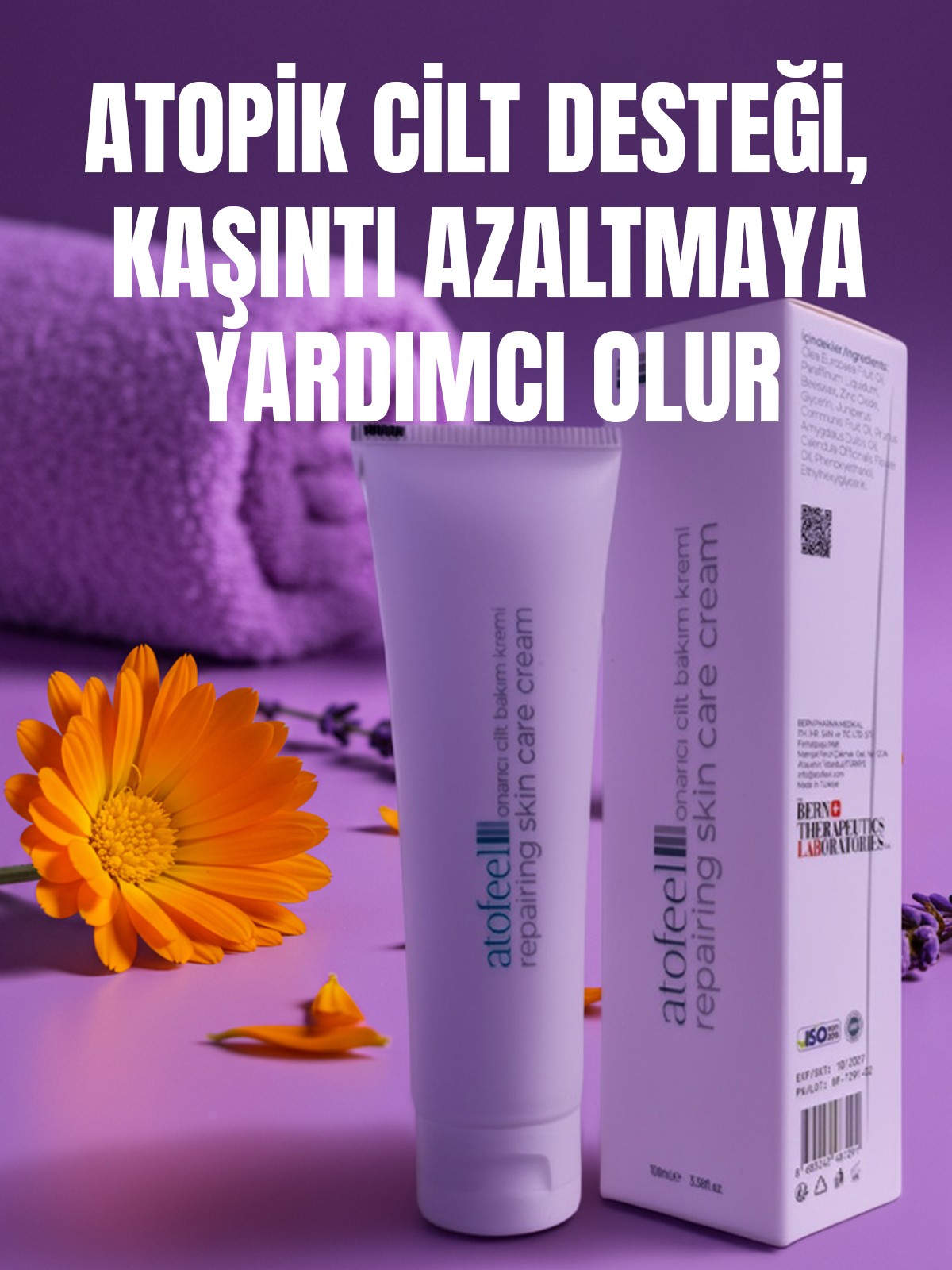Atofeel Repair Cream-Hassas ve Atopik Cilt İçin Onarıcı Krem