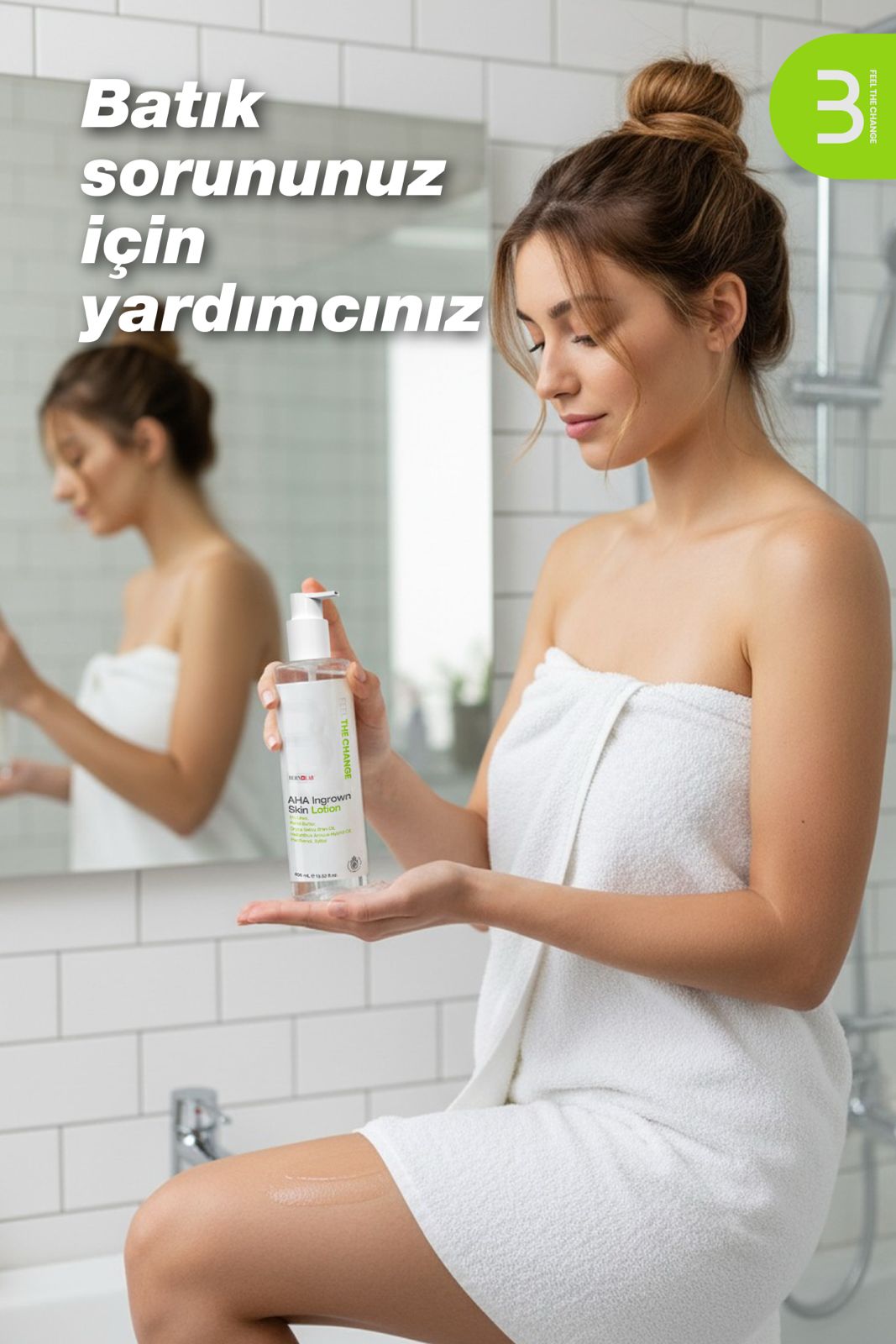 AHA Ingrown Skin Lotion-Batık ve Kıl Dönmesi Karşıtı Losyon