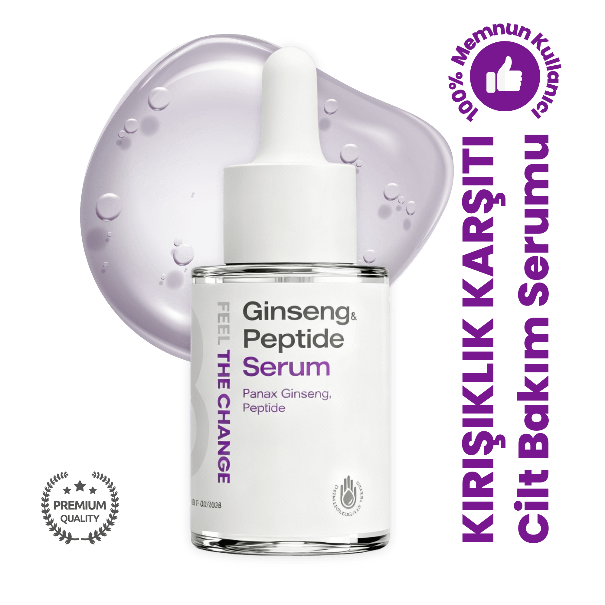 Ginseng Peptide Serum-Kırışıklık Karşıtı ve Canlandırıcı Serum