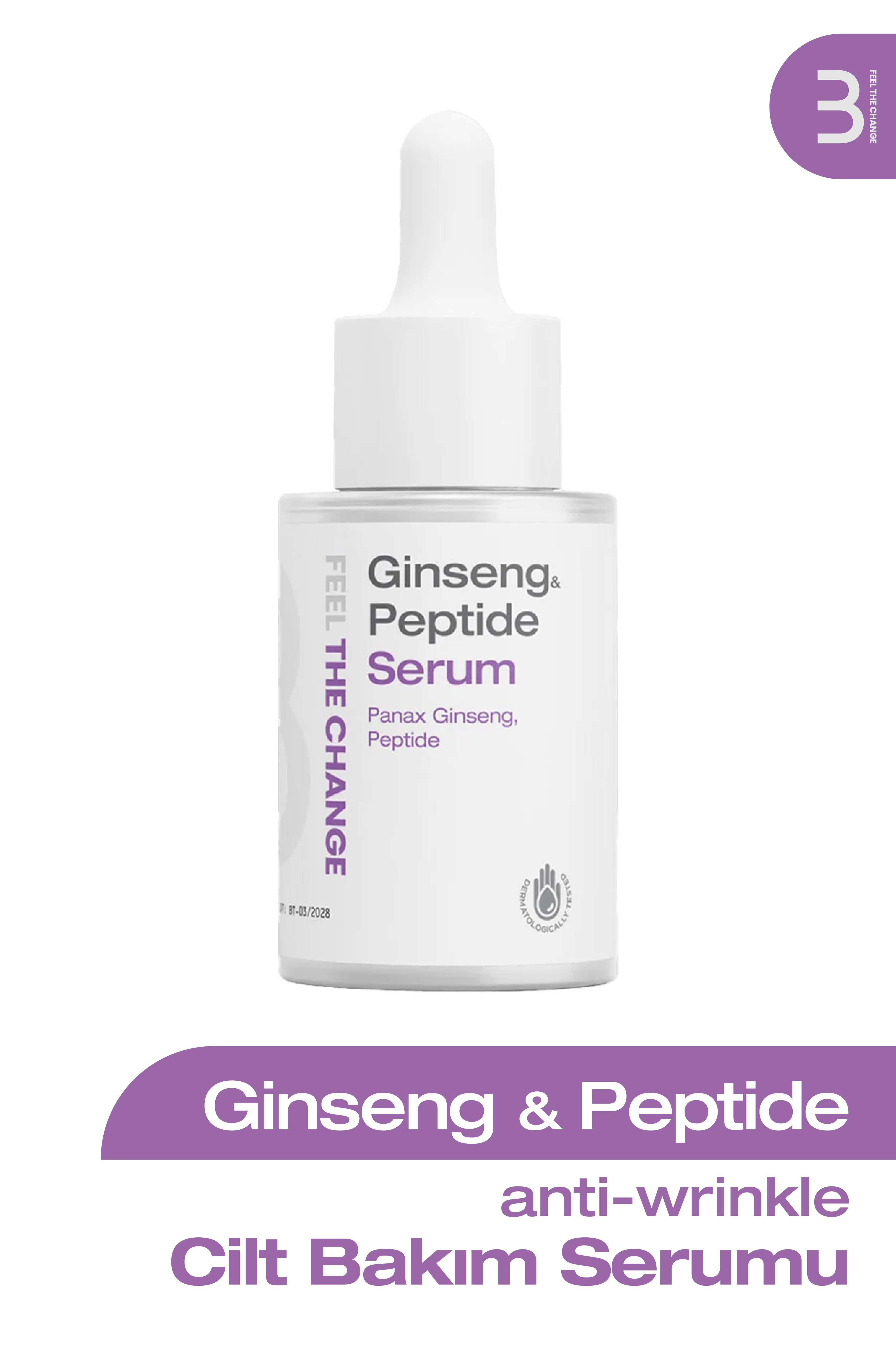 Ginseng Peptide Serum-Kırışıklık Karşıtı ve Canlandırıcı Serum