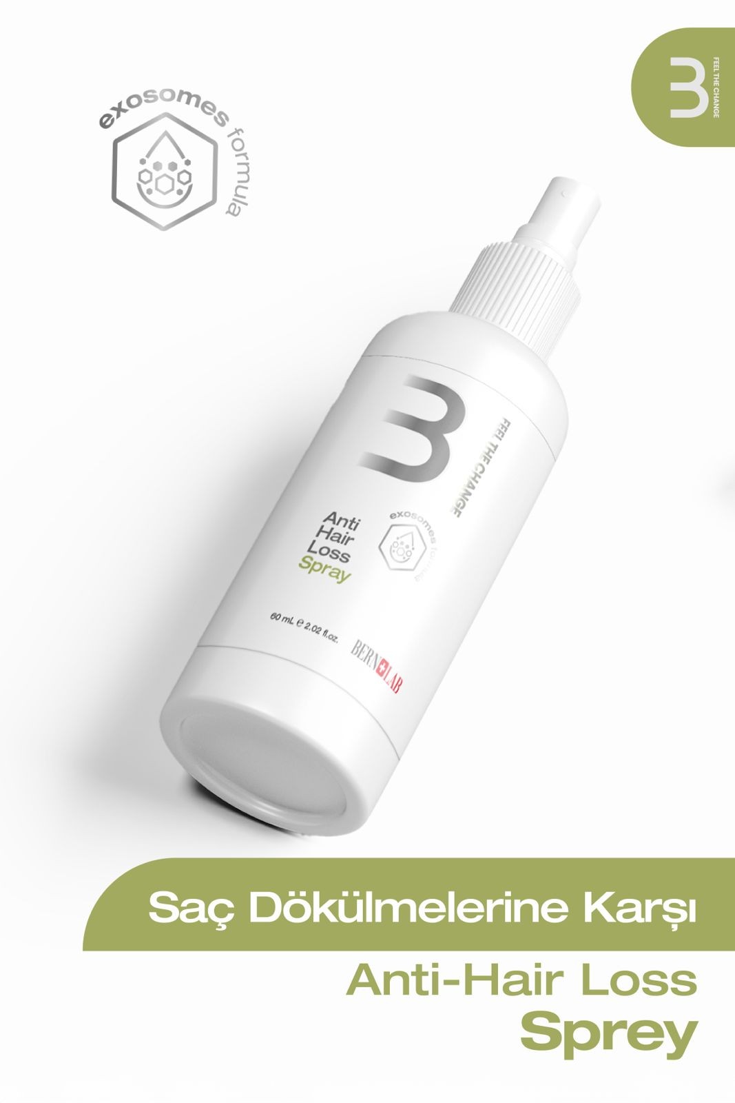 Exosomes Anti Hair Loss Spray-Exosome Saç Dökülmesi Spreyi 