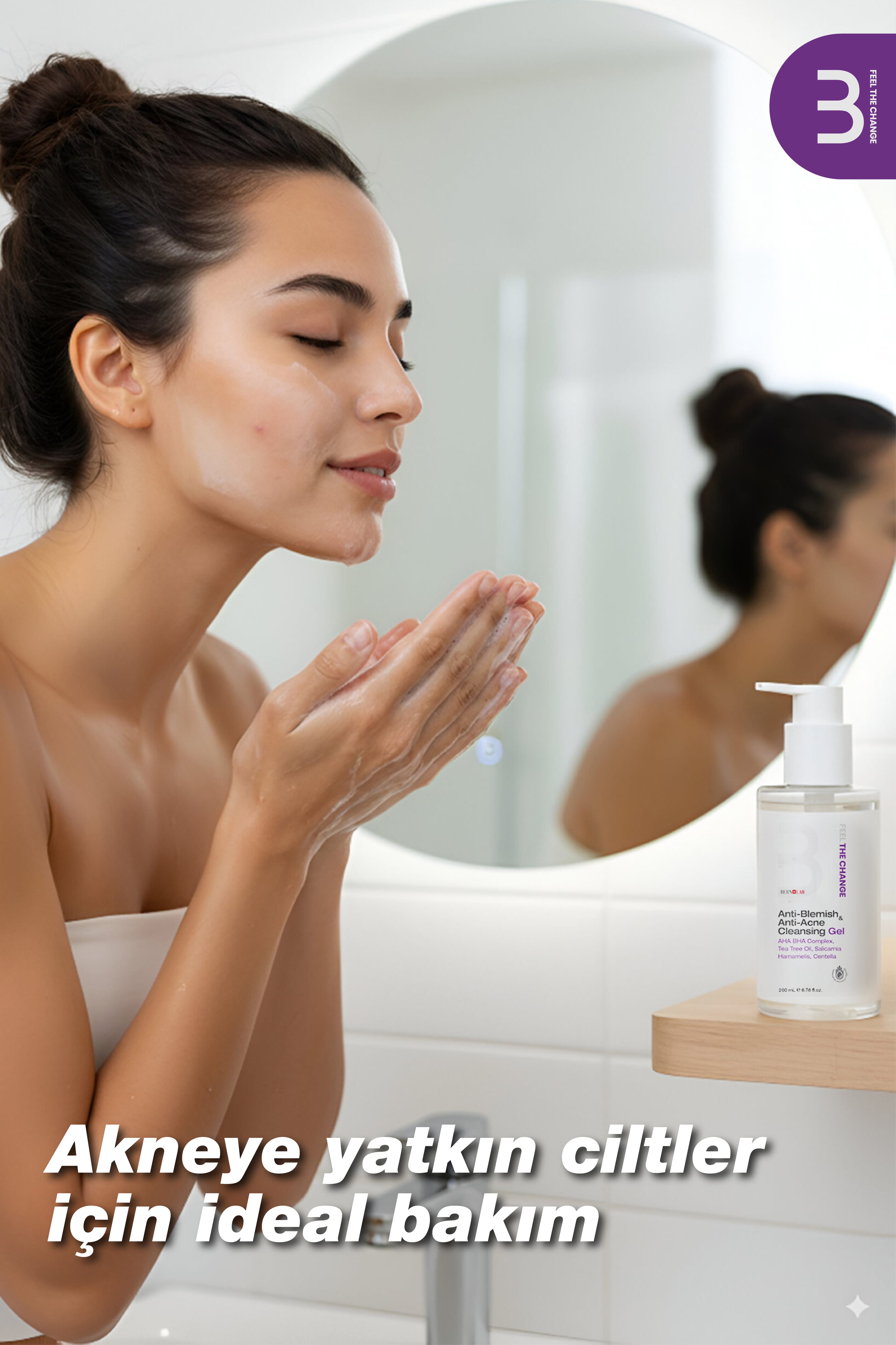Anti-Blemish & Anti-Acne Cleansing Gel-Akne ve Siyah Nokta Karşıtı Temizleme Jeli