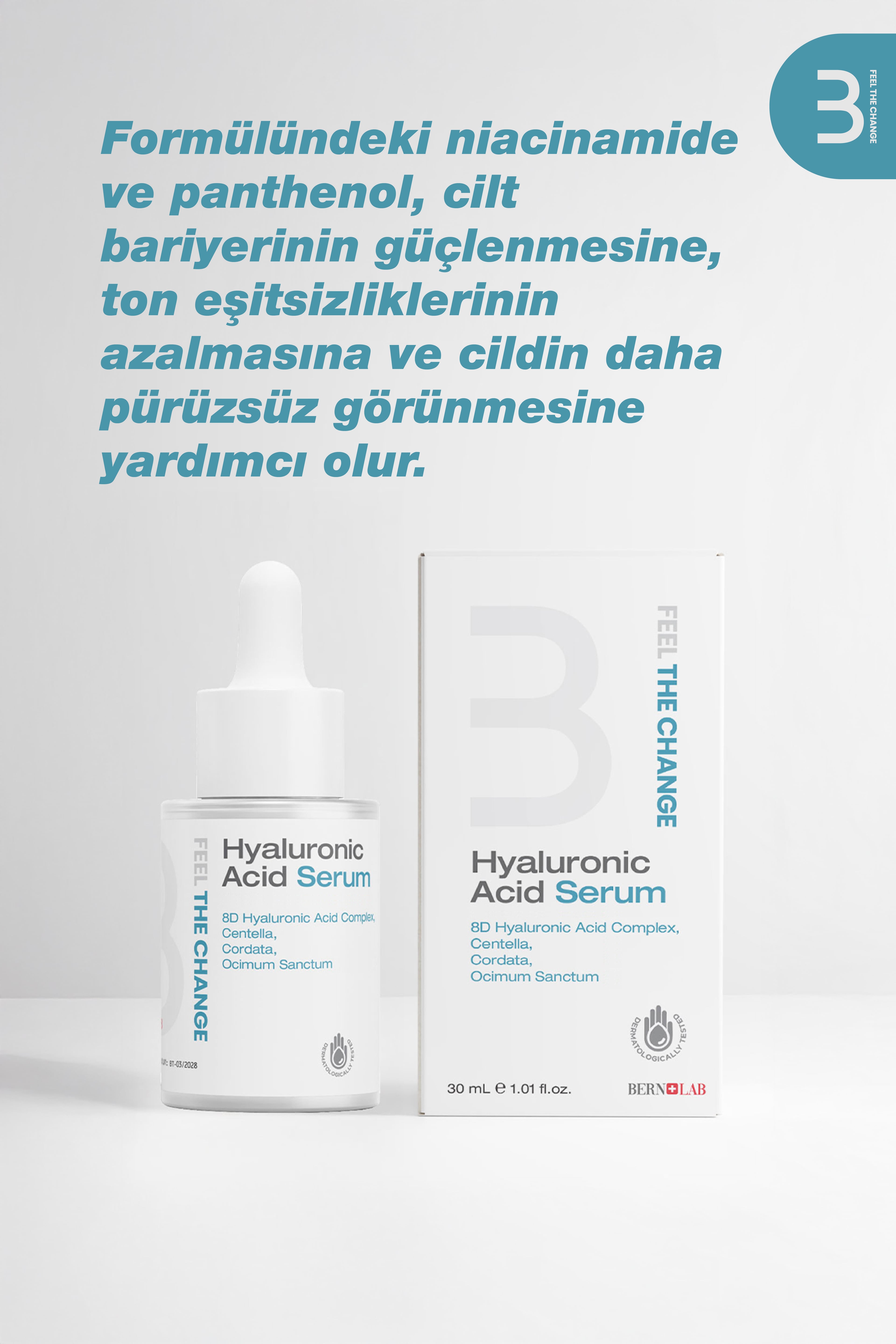 Hyaluronic Acid Serum-8 Farklı Molekül Ağırlığı Yoğun Nemlendirici Cilt Bakım Serumu 30ml