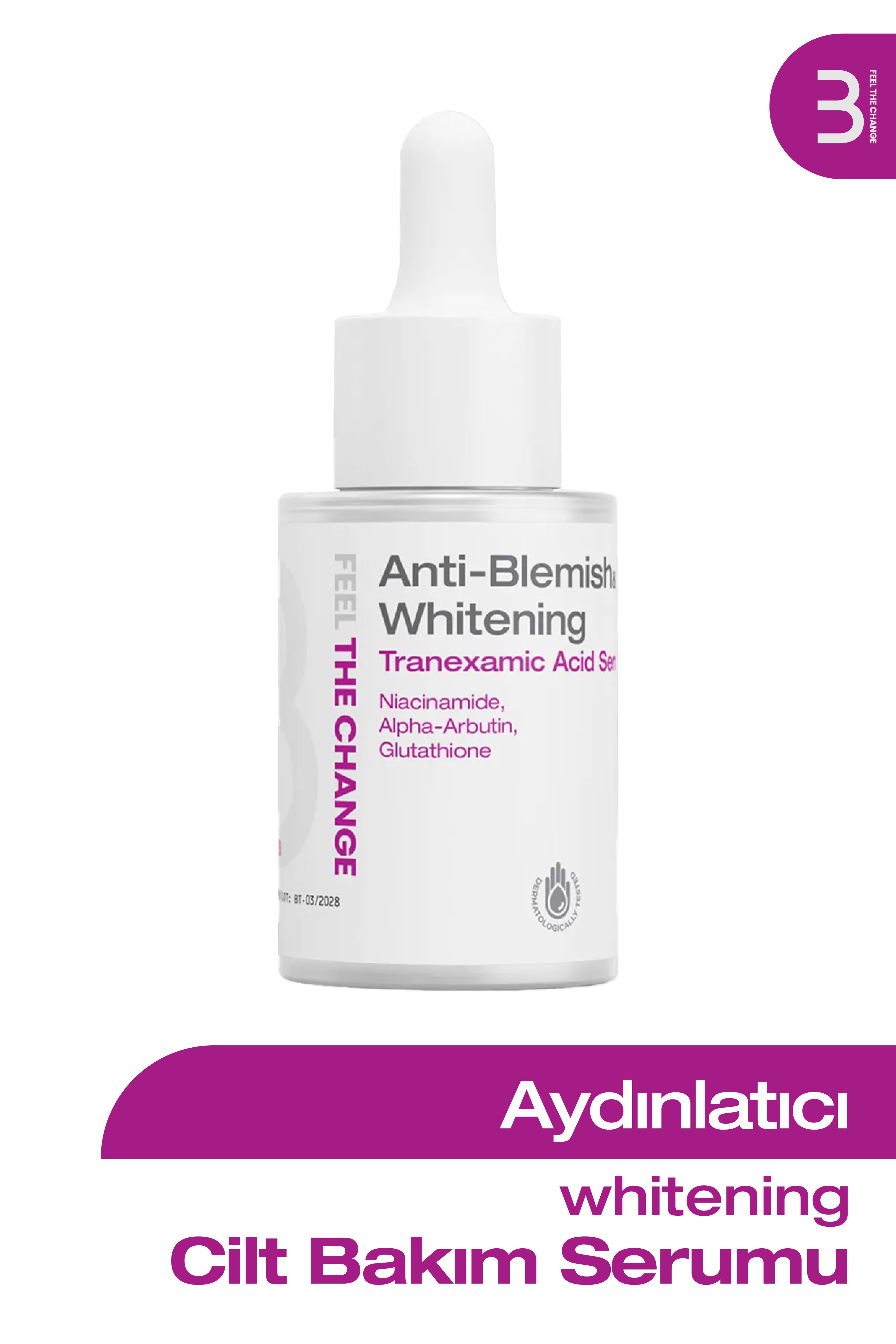 Anti-Blemish, Whitening Tranexamic Acid Serum-Aydınlatıcı ve Leke Karşıtı Serum