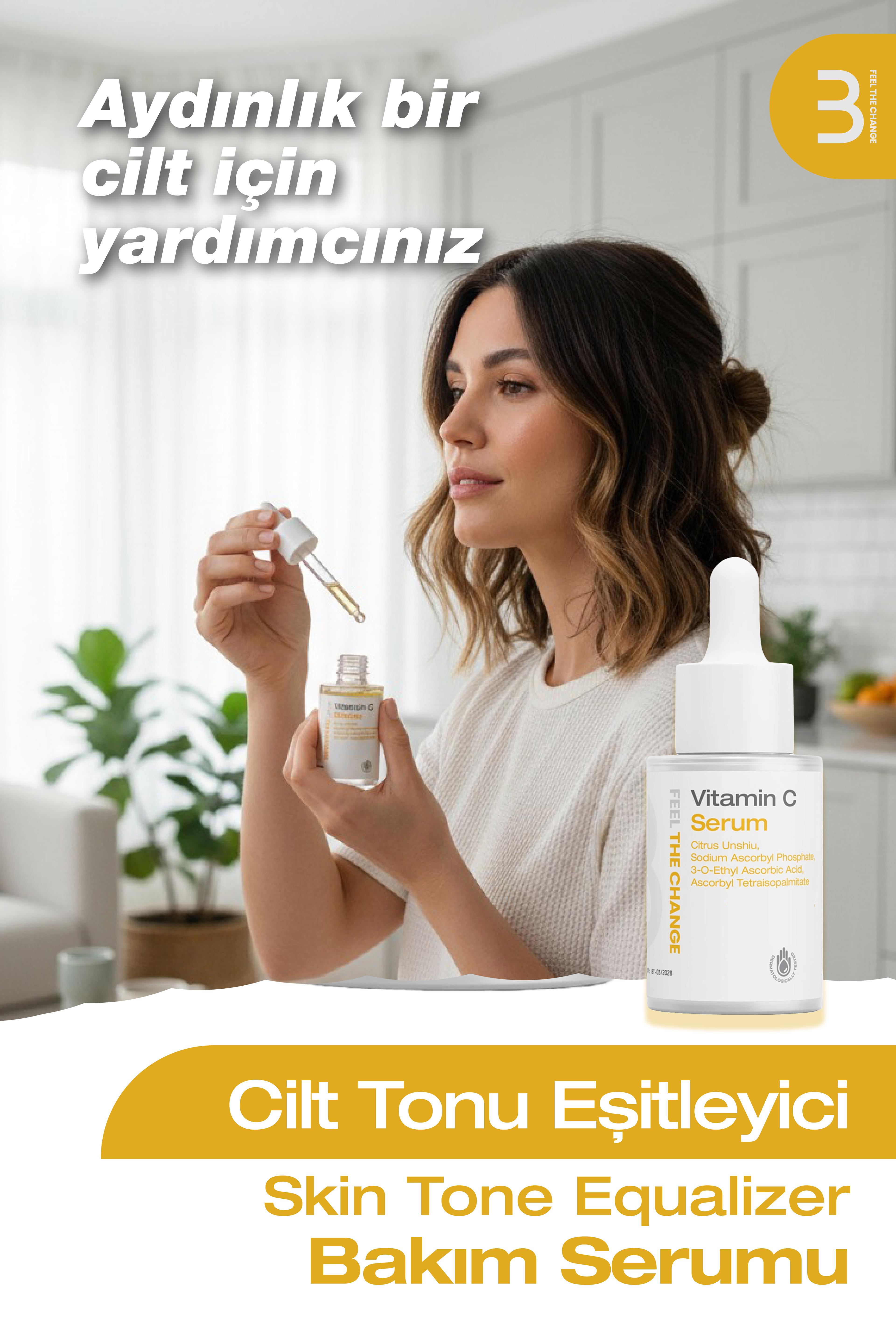Cildinizi Nemlendirin, Işıltınızı Keşfedin!  Hyaluronic Acid Serum-8 Farklı Molekül Ağırlığı Yoğun Nemlendirici  ve Vitamin C Serum