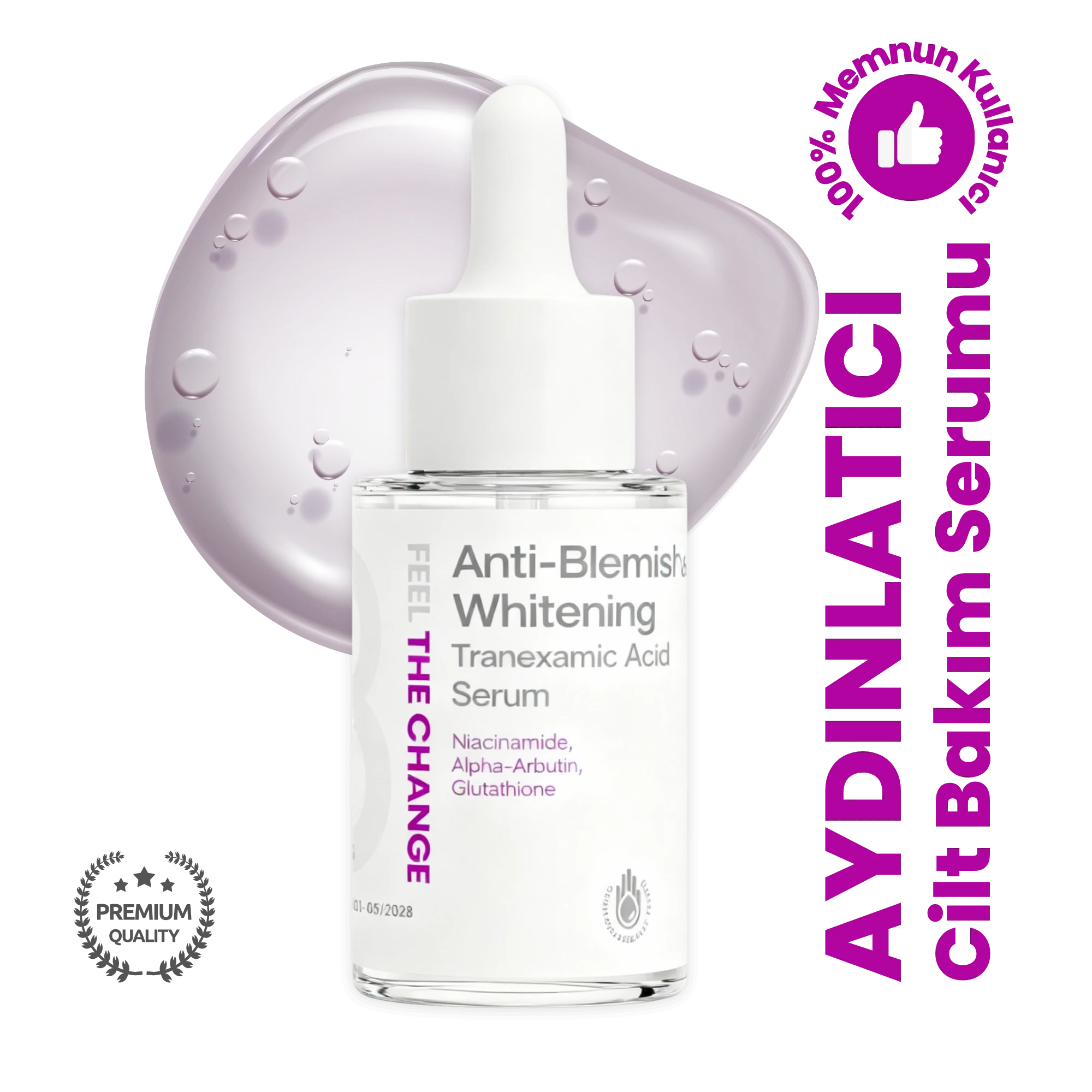 Anti-Blemish, Whitening Tranexamic Acid Serum-Aydınlatıcı ve Leke Karşıtı Serum