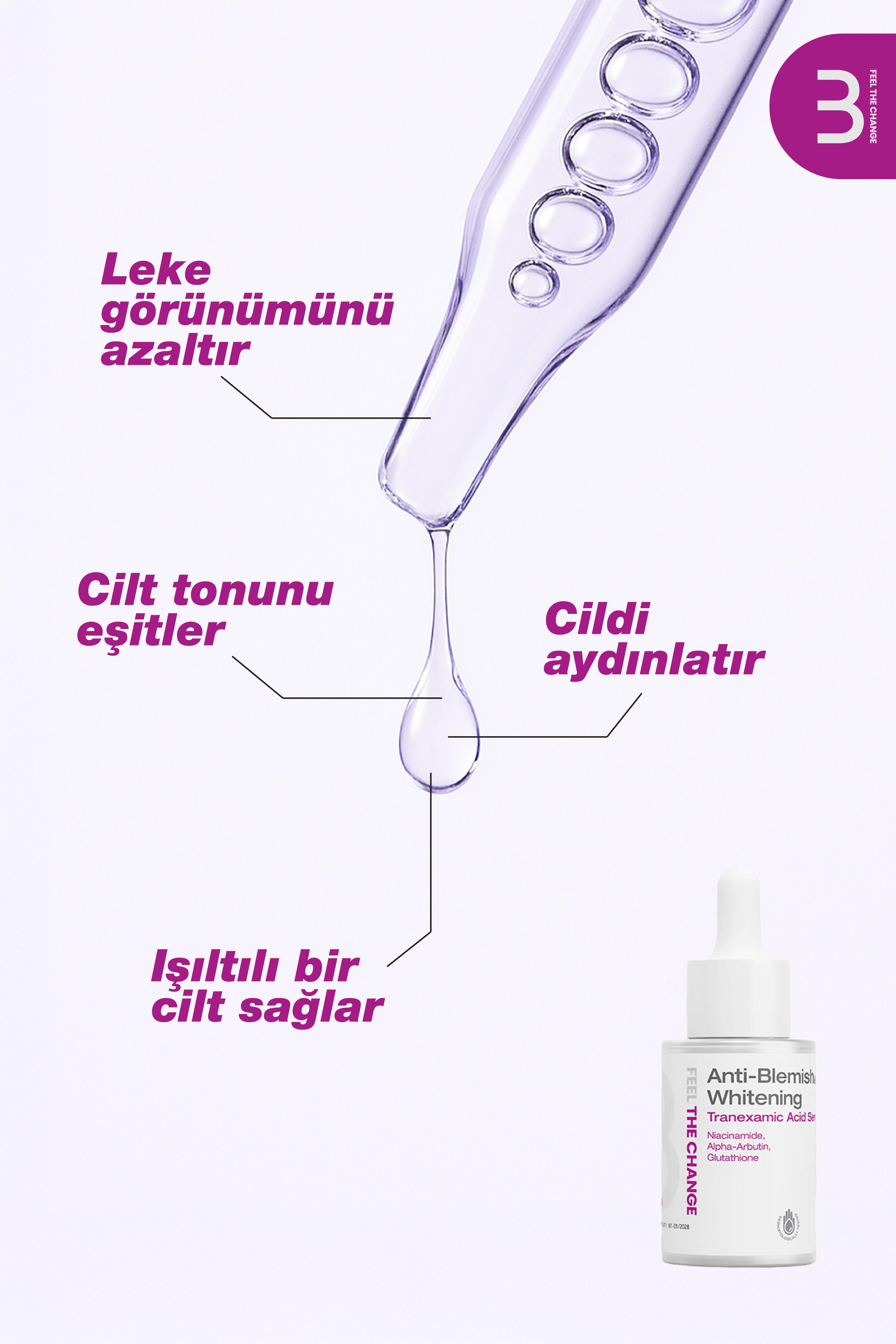 Anti-Blemish, Whitening Tranexamic Acid Serum-Aydınlatıcı ve Leke Karşıtı Serum