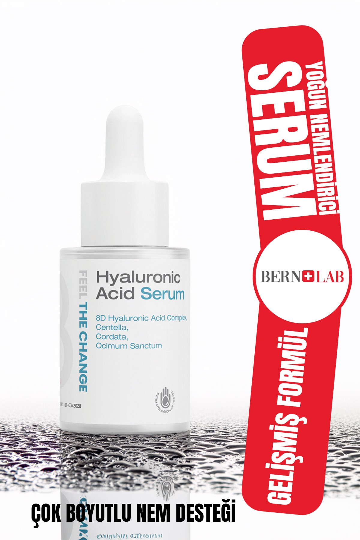 Hyaluronic Acid Serum-8 Farklı Molekül Ağırlığı Yoğun Nemlendirici Cilt Bakım Serumu 30ml
