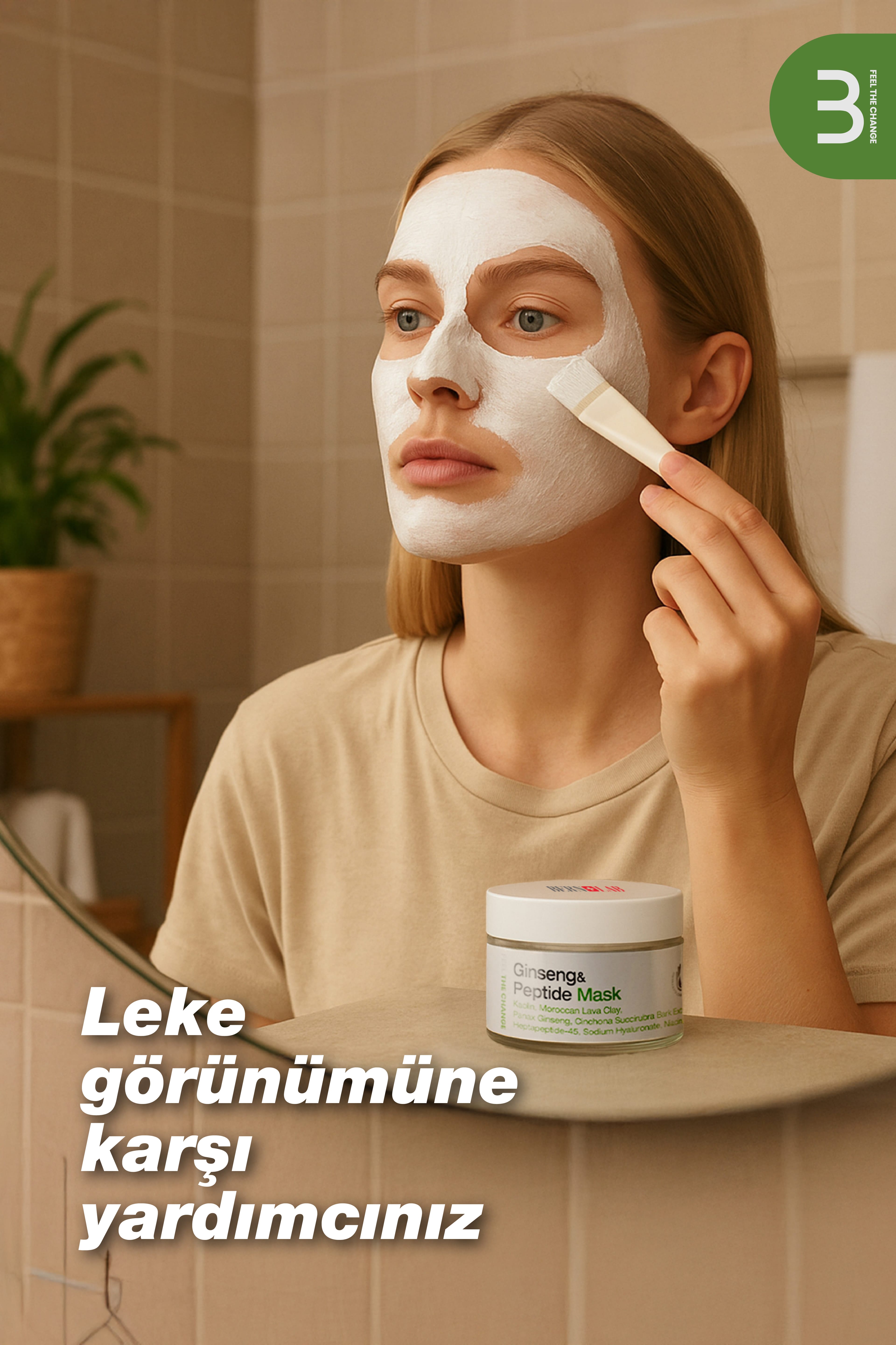Ginseng & Peptide Mask - Yaşlanma Karşıtı