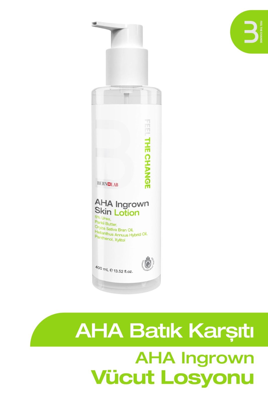 AHA Ingrown Skin Lotion-Batık ve Kıl Dönmesi Karşıtı Losyon
