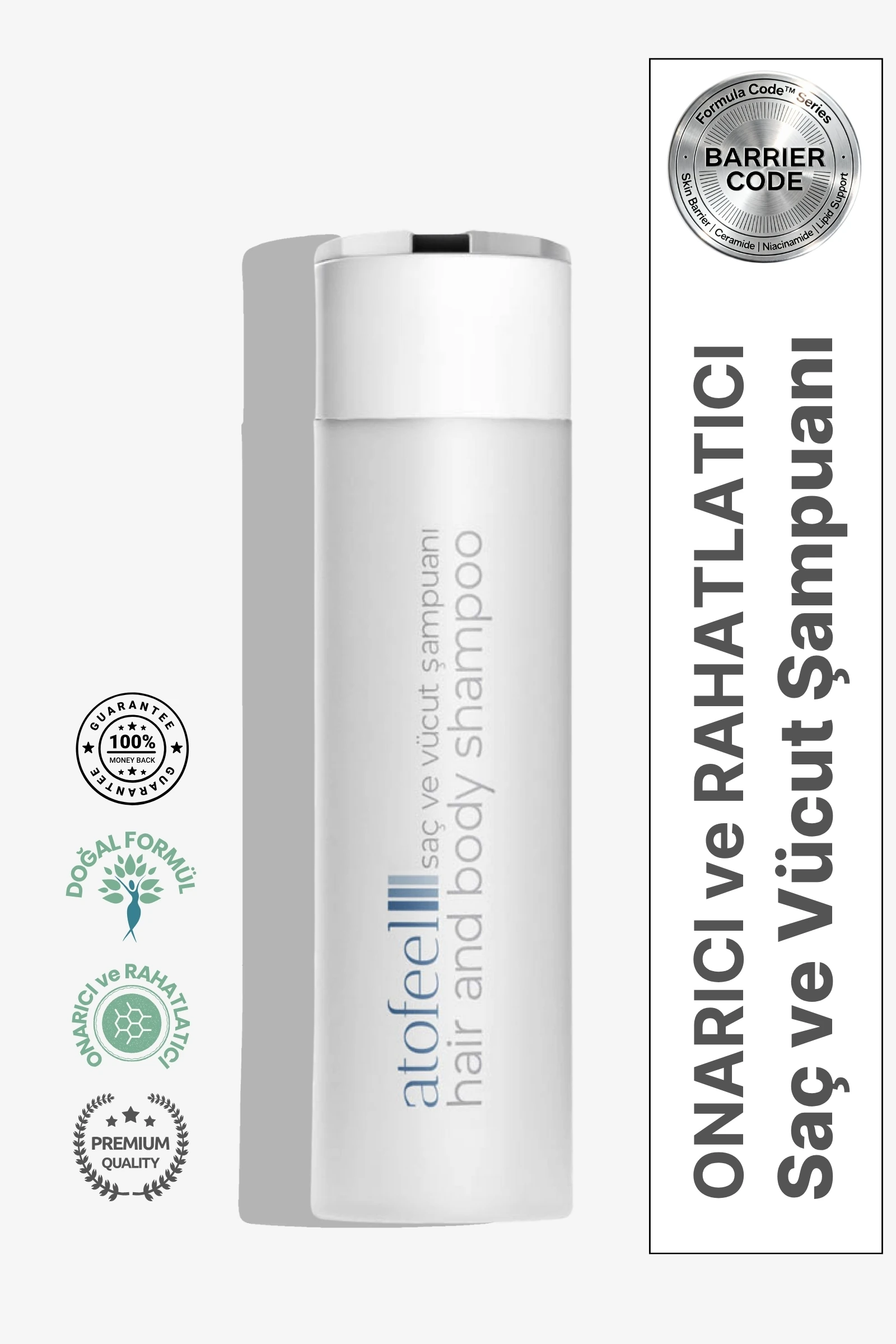 Atofeel Shampoo-Hassas Saç Derisi İçin Hipoalerjenik Şampuan