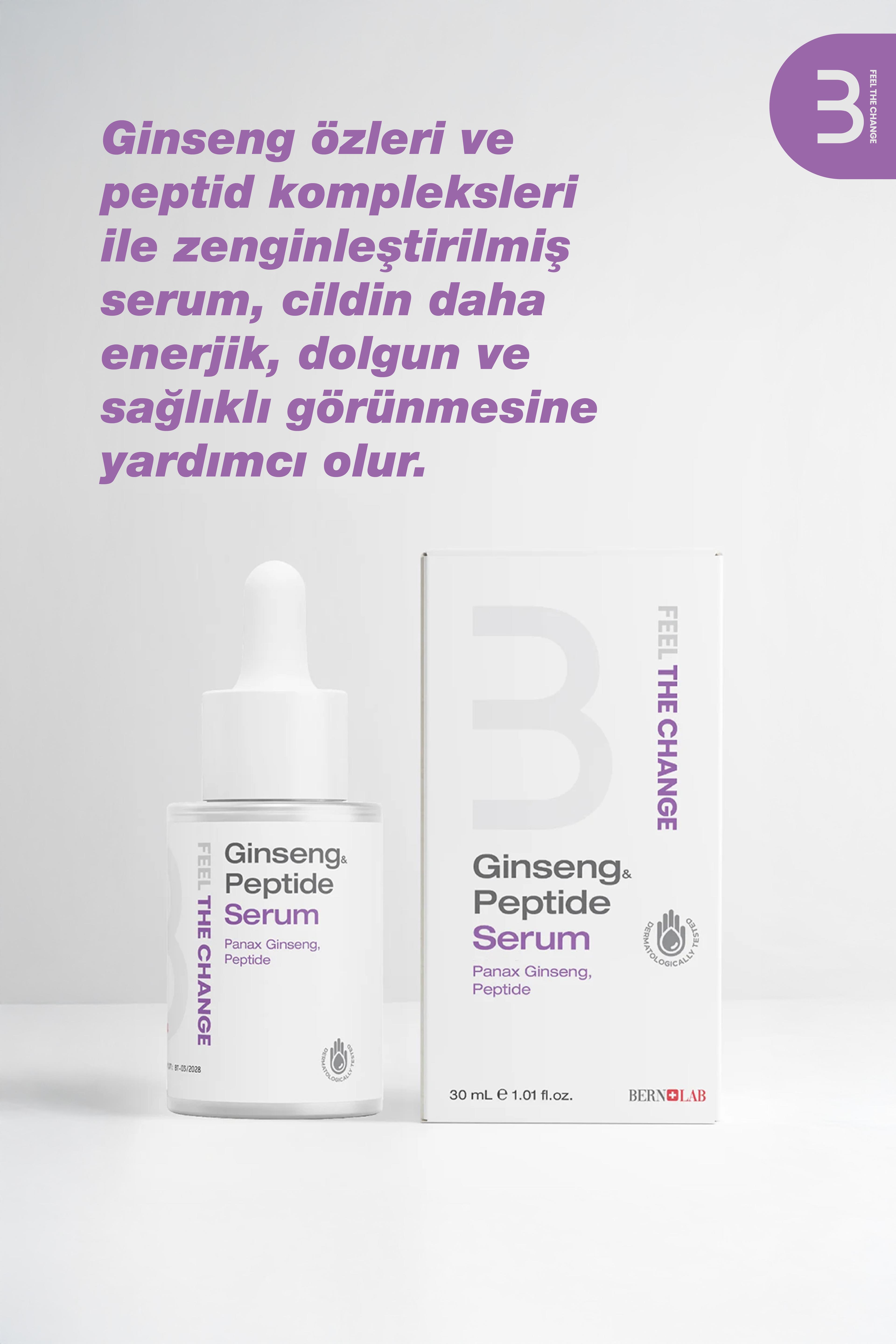 Ginseng Peptide Serum-Kırışıklık Karşıtı ve Canlandırıcı Serum