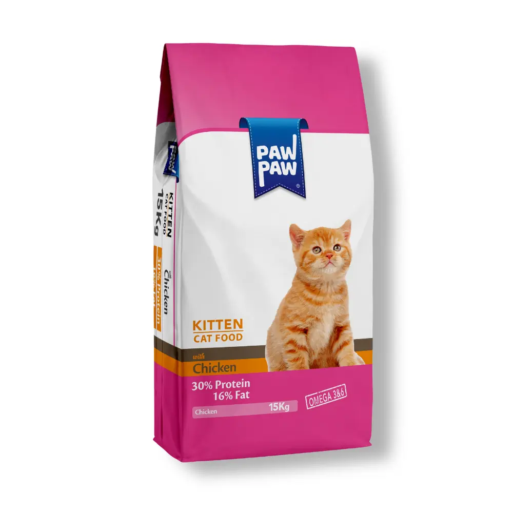PawPaw Tavuk Etli Yavru Kedi Maması 15 kg
