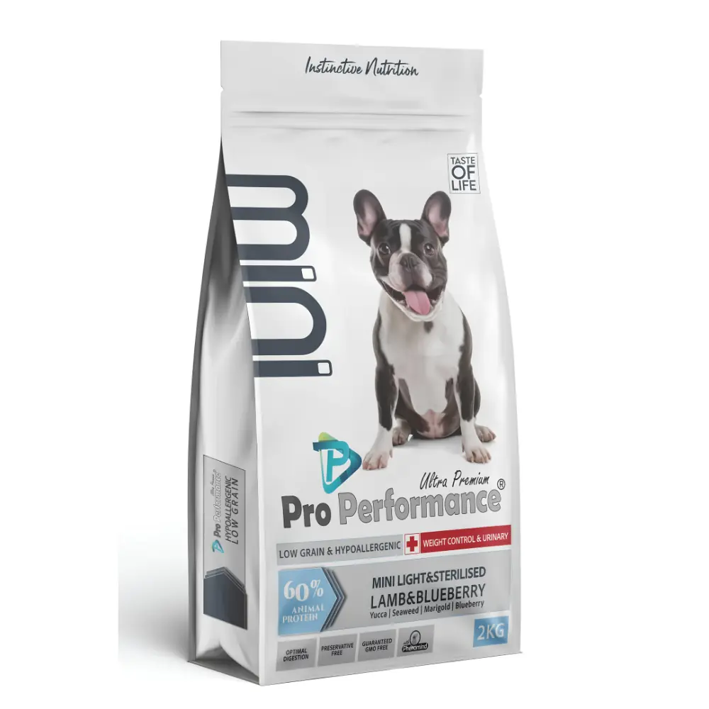 Pro Performance Mini Irk Kuzu Etli ve Yaban Mersinli Light ve