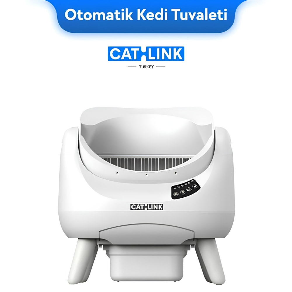 Catlink Scooper Open-X Üstü Açık Otomatik Kedi Tuvaleti Beyaz