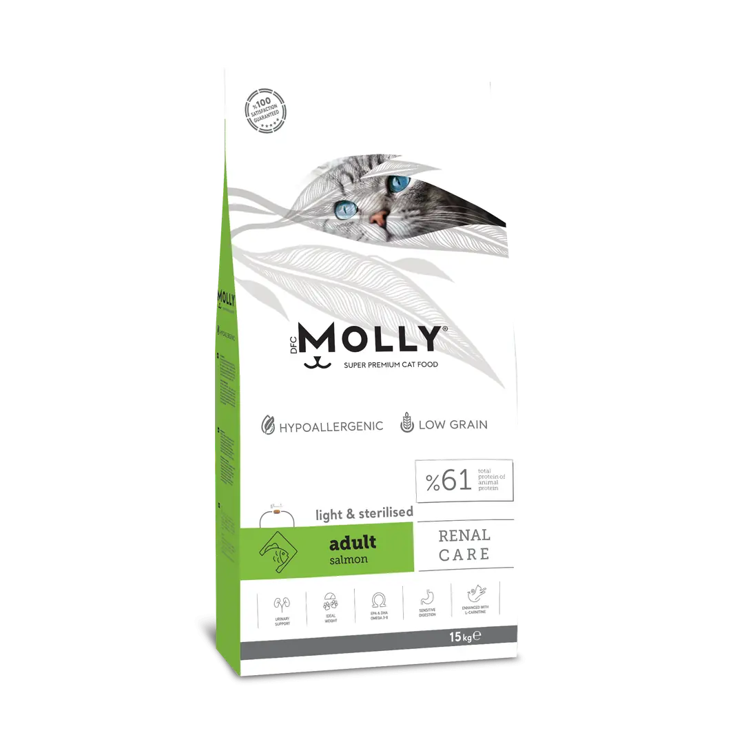 Molly Renal Care Hipoalerjenik Düşük Tahıllı Somonlu