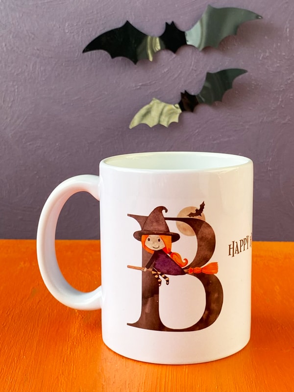 Çikolatalı Harfli Halloween Kupası, Cadılar Bayramı Kupası