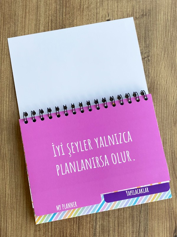 Işıltılı Hayat Mutluluk Seti, Planner, Porselen T Kupa, Kedi Sevenlere, Doğum Günü Hediyesi
