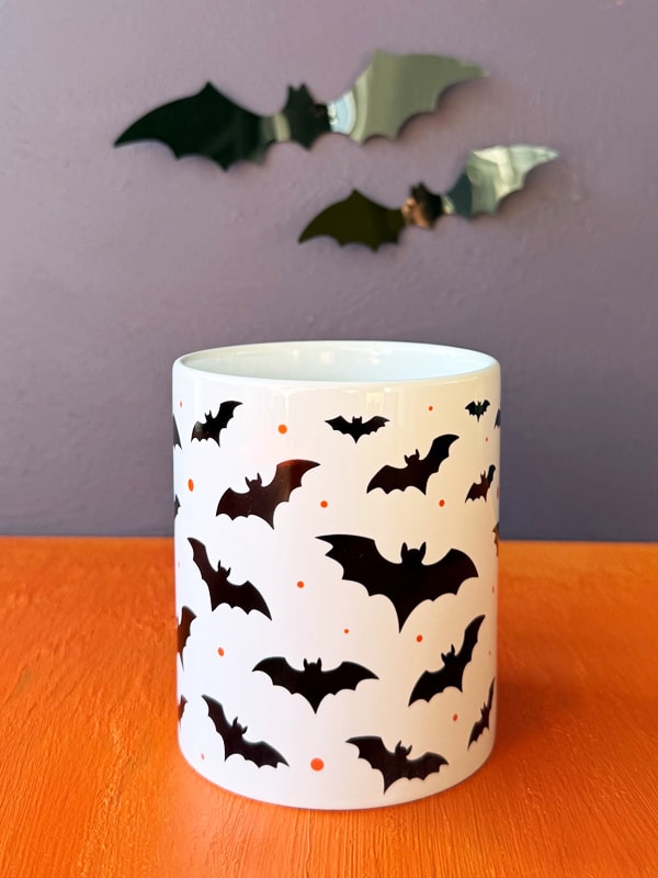 Yarasa Desenli Halloween Kupası, Cadılar Bayramı Kupası