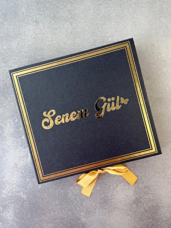 Kutuda İsme Özel Geçmiş Olsun Çikolatası, Mesajlı Çikolata