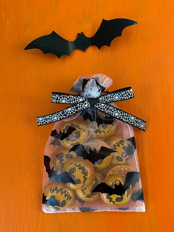 Organze Kesede Halloween Çikolataları (Tekli Kese), Cadılar Bayramı Çikolataları
