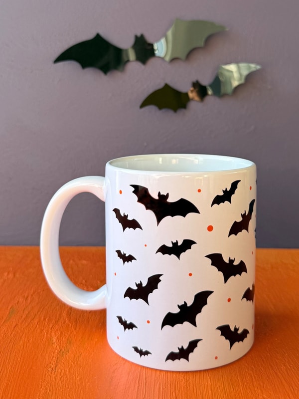 Yarasa Desenli Halloween Kupası, Cadılar Bayramı Kupası